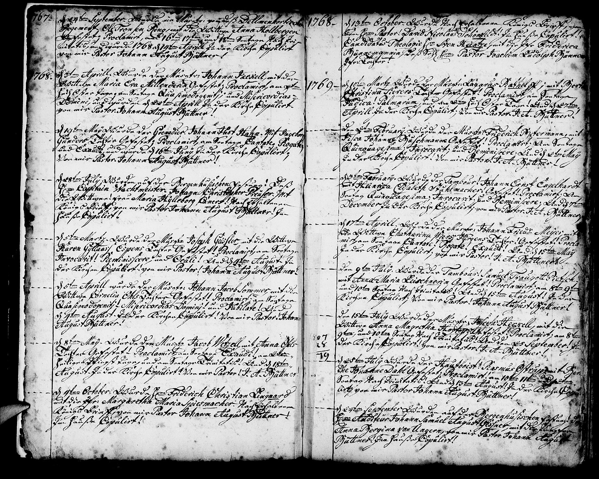 Mariakirken Sokneprestembete, AV/SAB-A-76901/H/Haa/L0002: Parish register (official) no. A 2, 1748-1807, p. 3