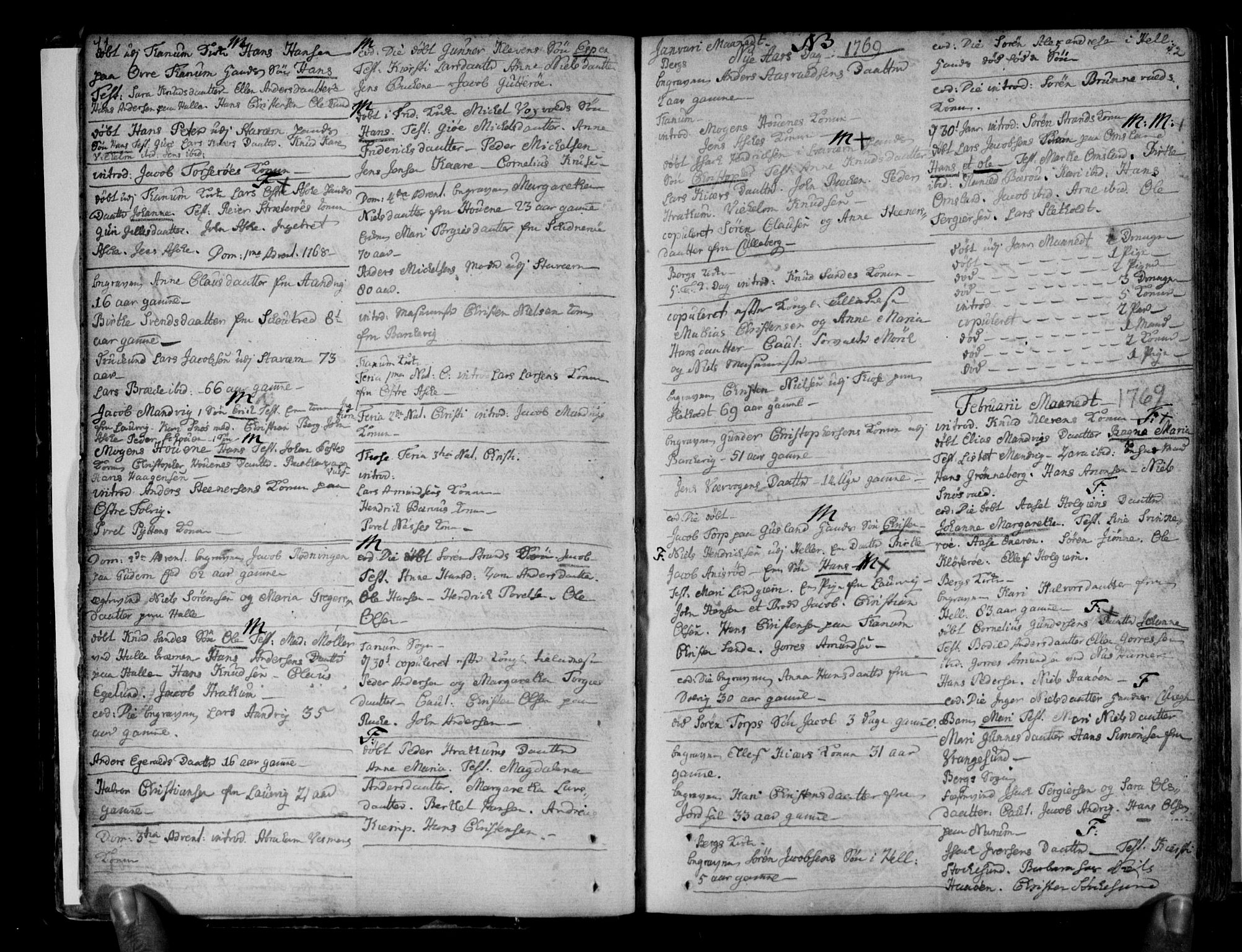 Brunlanes kirkebøker, SAKO/A-342/F/Fa/L0001: Parish register (official) no. I 1, 1766-1801, p. 41-42
