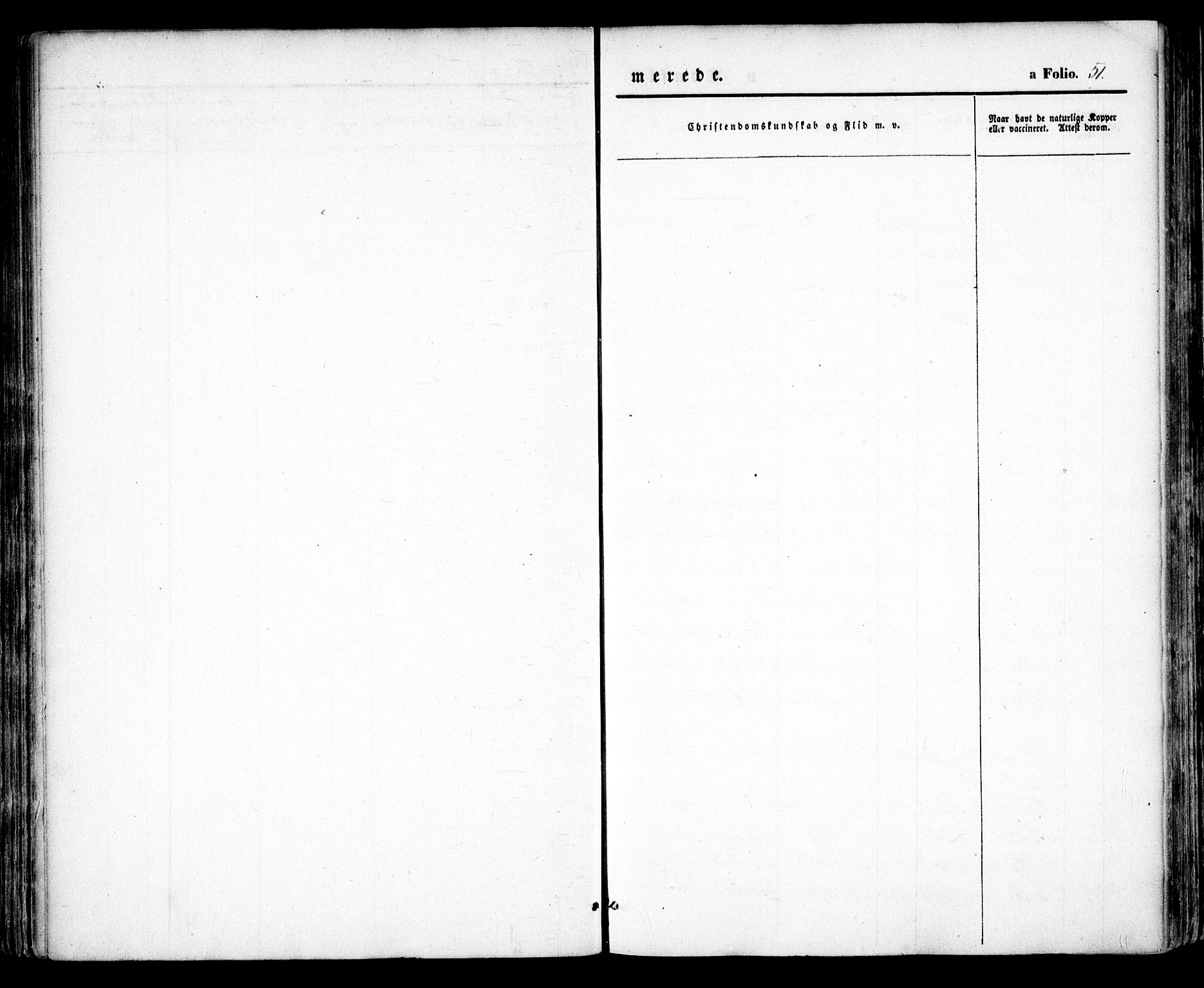 Austre Moland sokneprestkontor, AV/SAK-1111-0001/F/Fa/Faa/L0007: Parish register (official) no. A 7, 1847-1857, p. 51