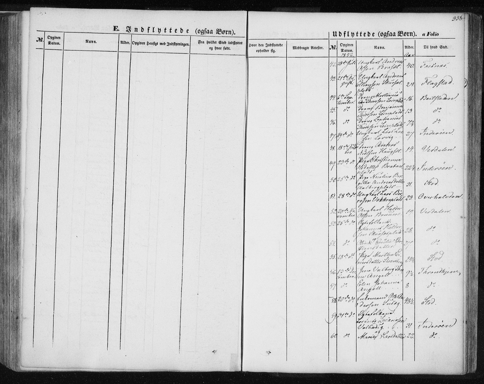 Ministerialprotokoller, klokkerbøker og fødselsregistre - Nord-Trøndelag, SAT/A-1458/735/L0342: Parish register (official) no. 735A07 /1, 1849-1862, p. 338