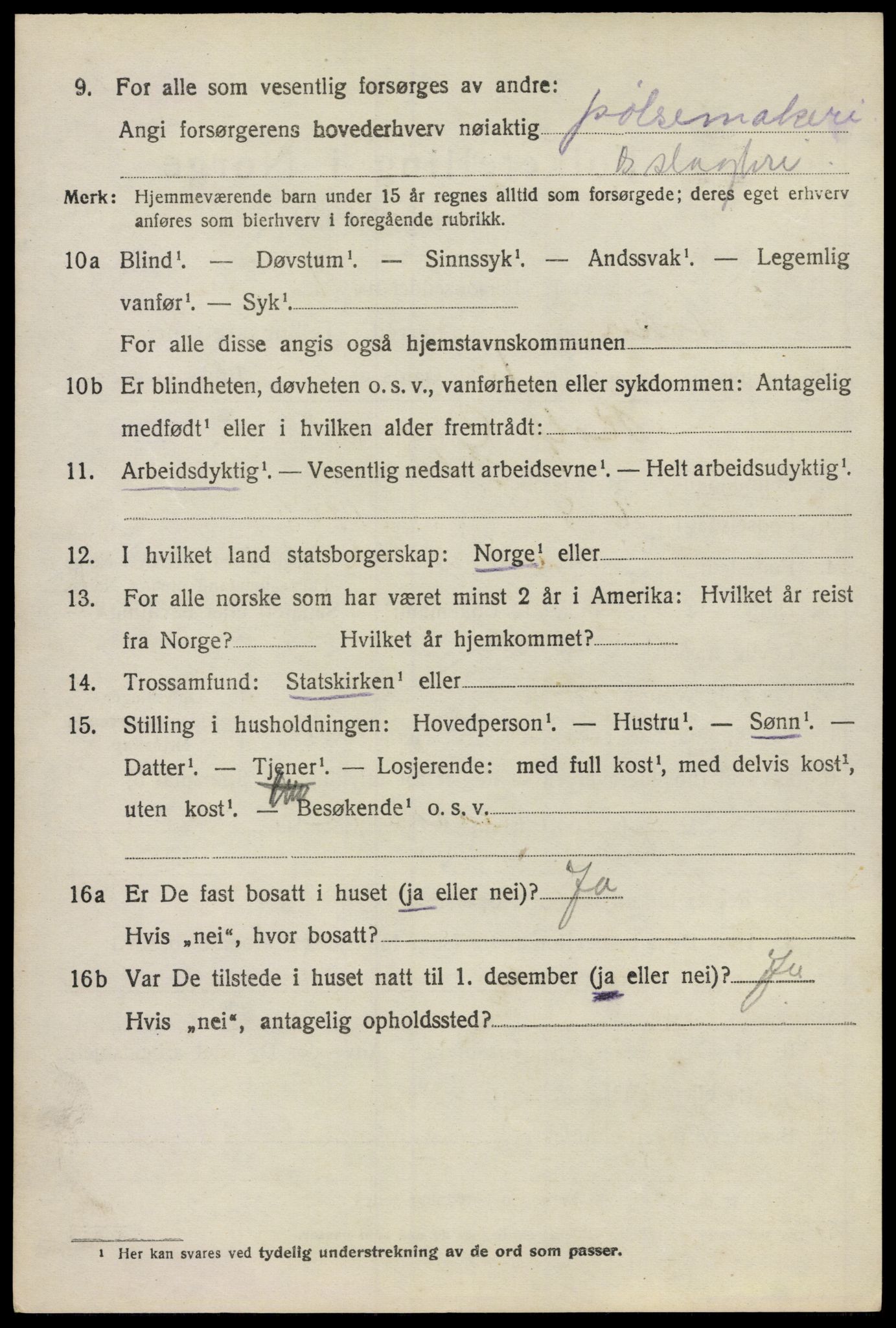 SAO, 1920 census for Asker, 1920, p. 12247