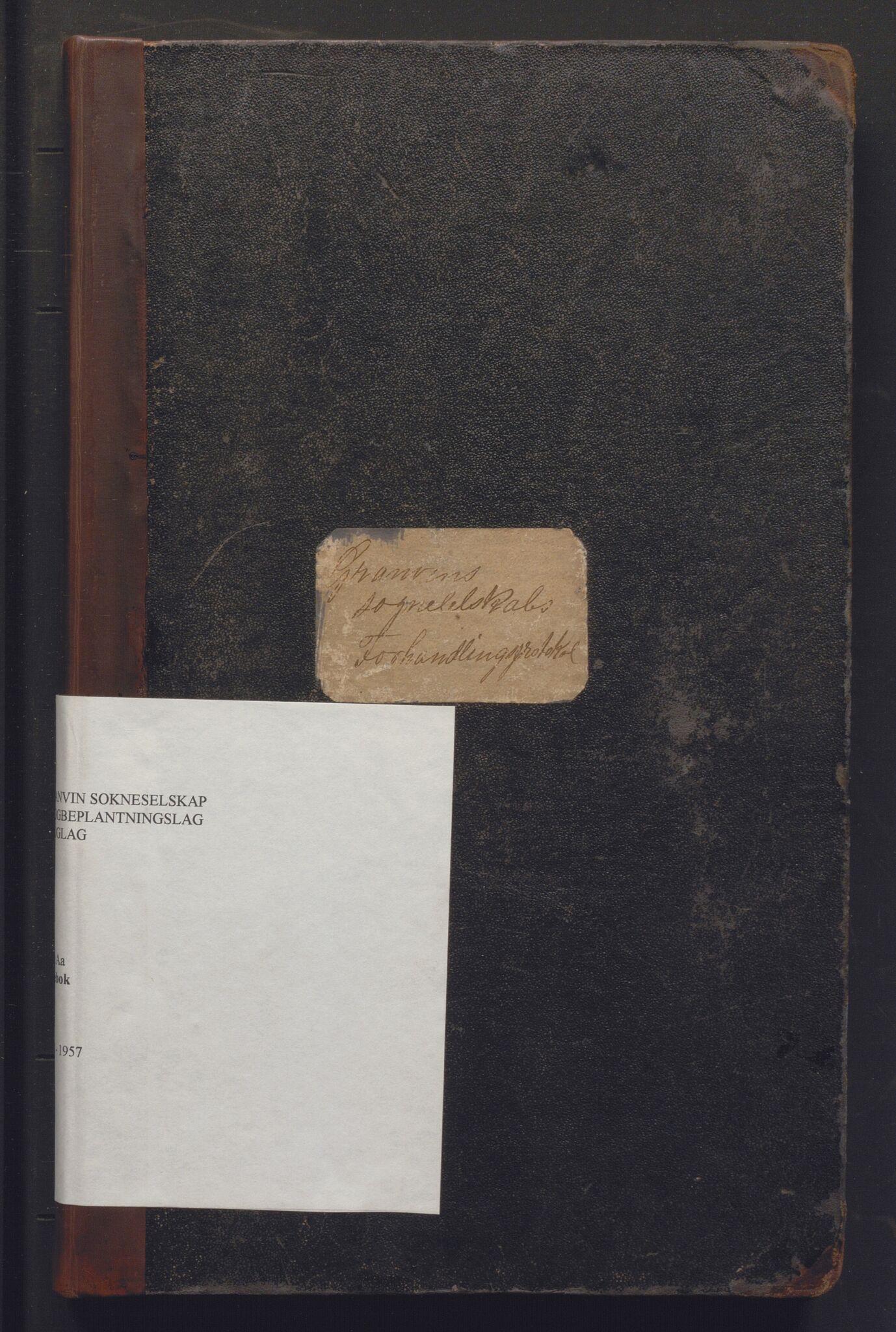 Granvin sokneselskap skogbeplantingslag, IKAH/1234-pa0005/A/Aa/L0003: Møtebok for Granvin sokneselskap skogbeplantningslag, 1902-1957