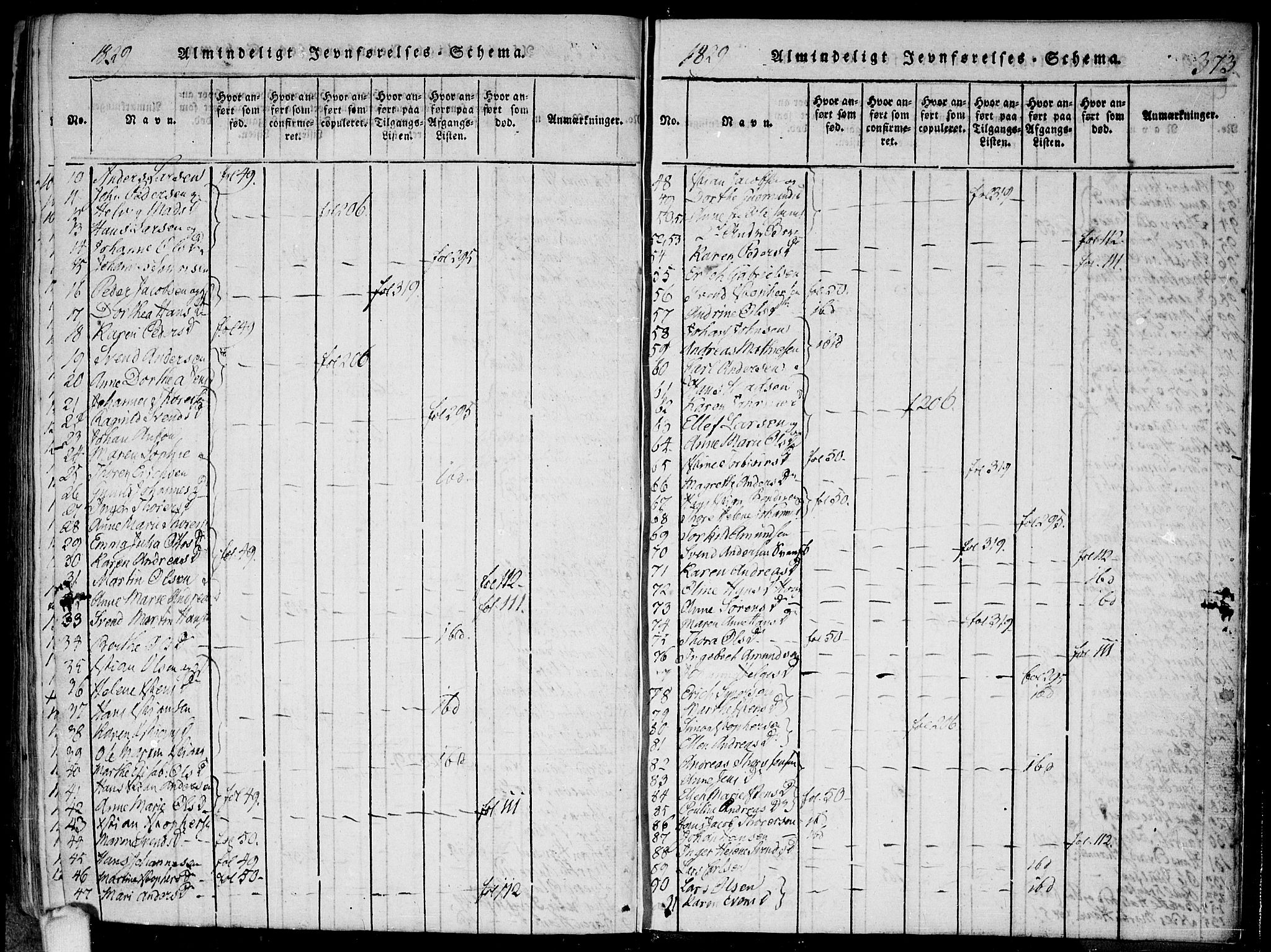 Hobøl prestekontor Kirkebøker, SAO/A-2002/F/Fa/L0002: Parish register (official) no. I 2, 1814-1841, p. 373