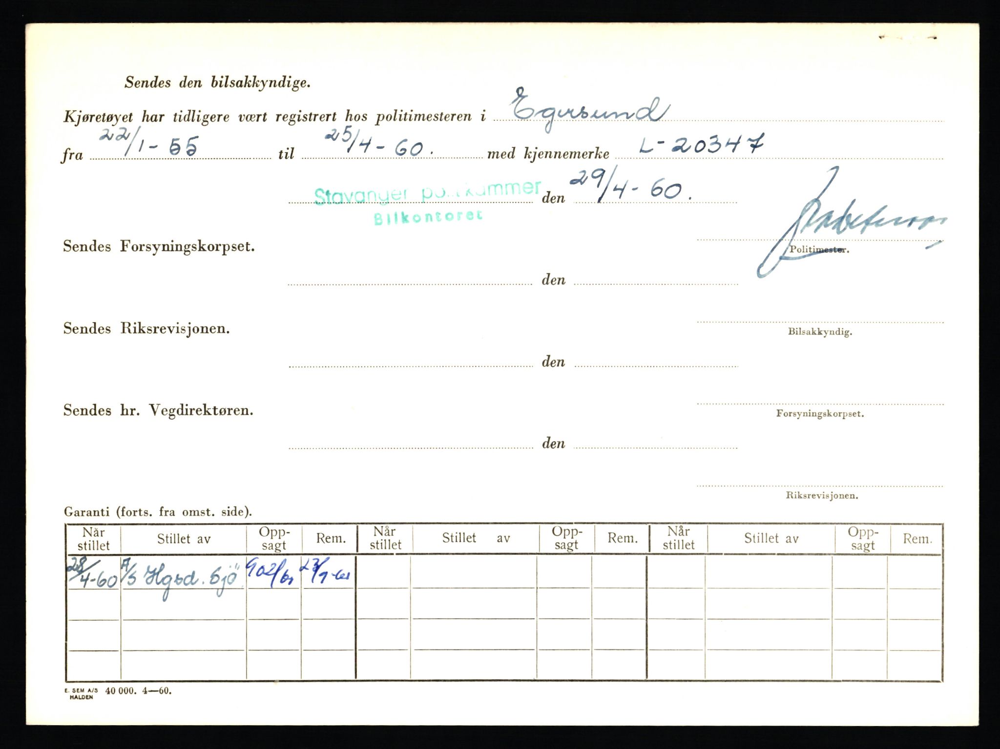Stavanger trafikkstasjon, AV/SAST-A-101942/0/F/L0017: L-6500 - L-9879, 1930-1971, p. 972