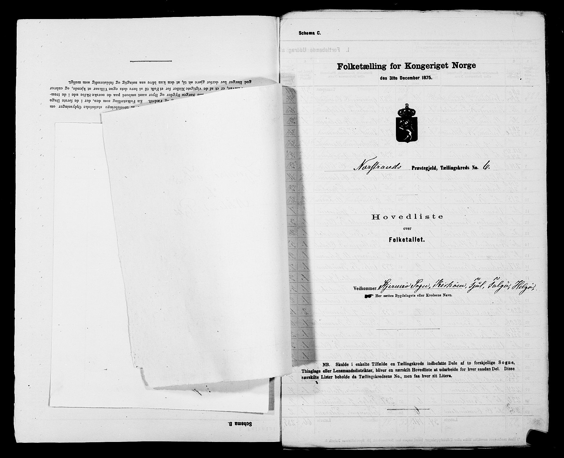 SAST, 1875 census for 1139P Nedstrand, 1875, p. 30