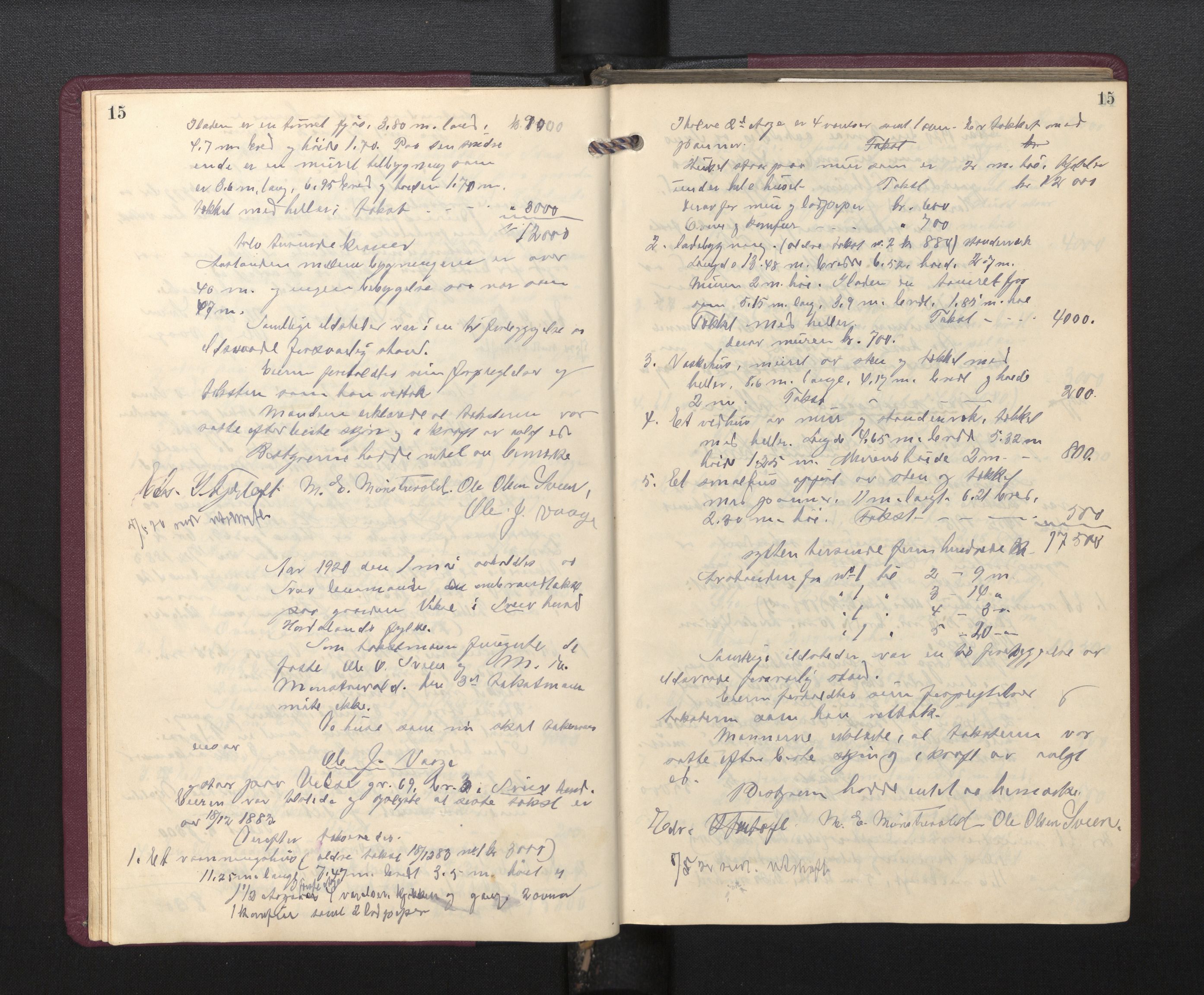 Lensmannen i Sveio, AV/SAB-A-35301/0012/L0003: Branntakstprotokoll, 1918-1947, p. 15