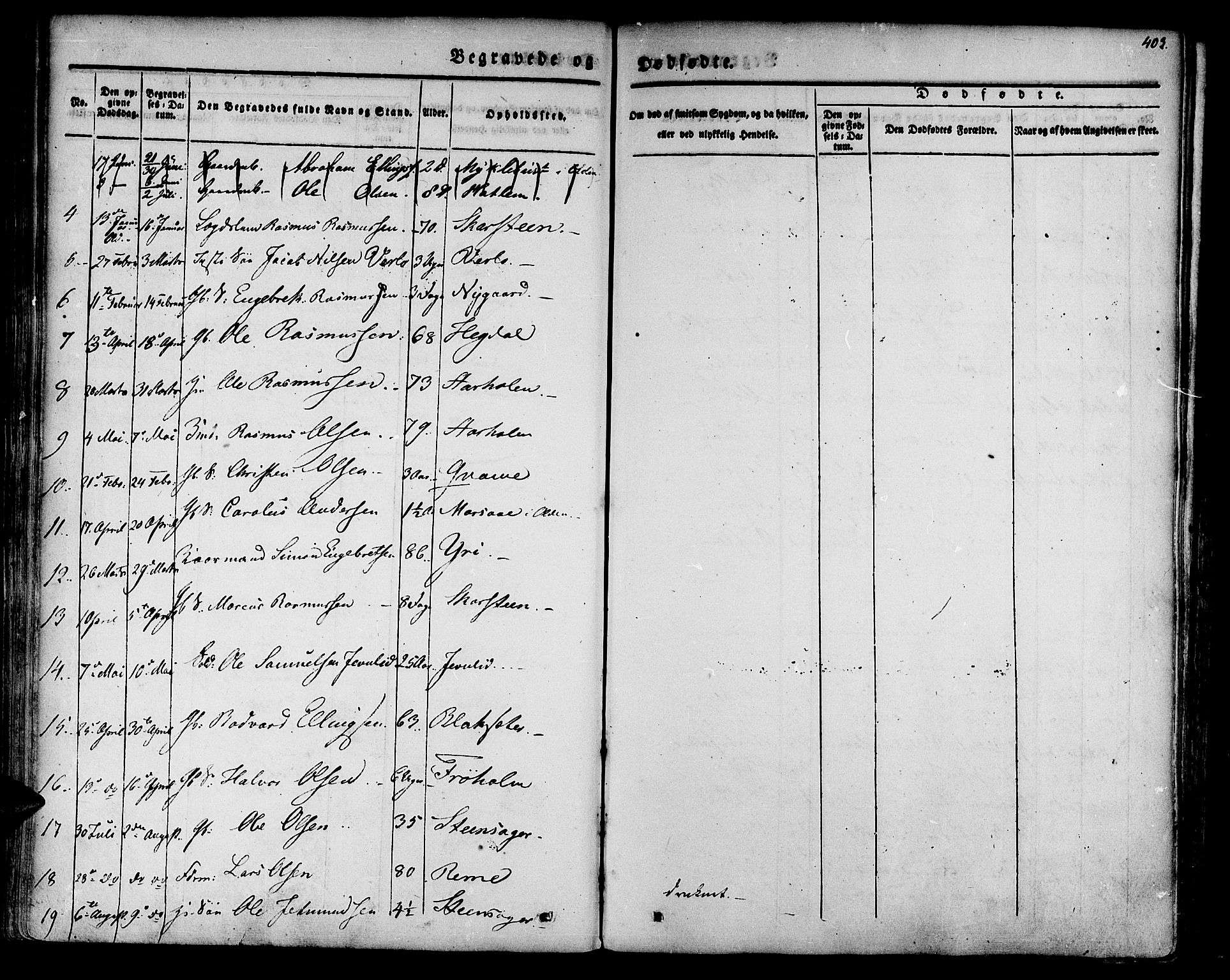 Innvik sokneprestembete, SAB/A-80501: Parish register (official) no. A 4II, 1832-1846, p. 403