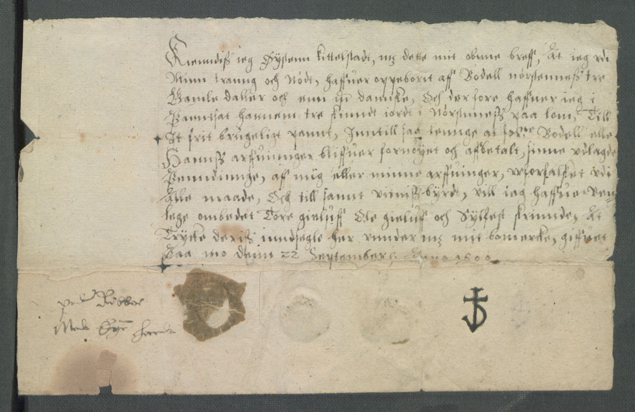 Riksarkivets diplomsamling, AV/RA-EA-5965/F02/L0109: Dokumenter, 1600, p. 79