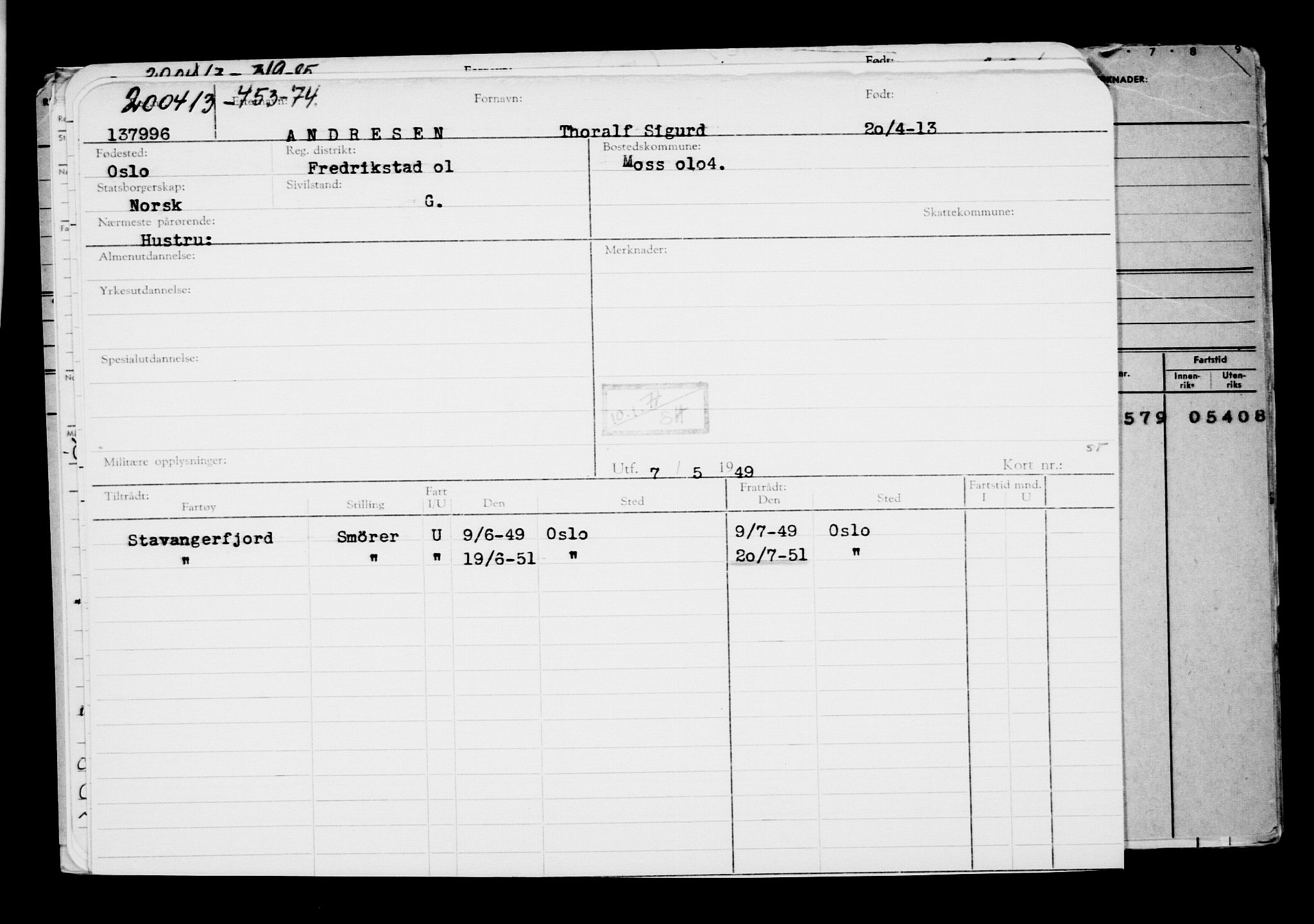 Direktoratet for sjømenn, AV/RA-S-3545/G/Gb/L0112: Hovedkort, 1913, p. 169