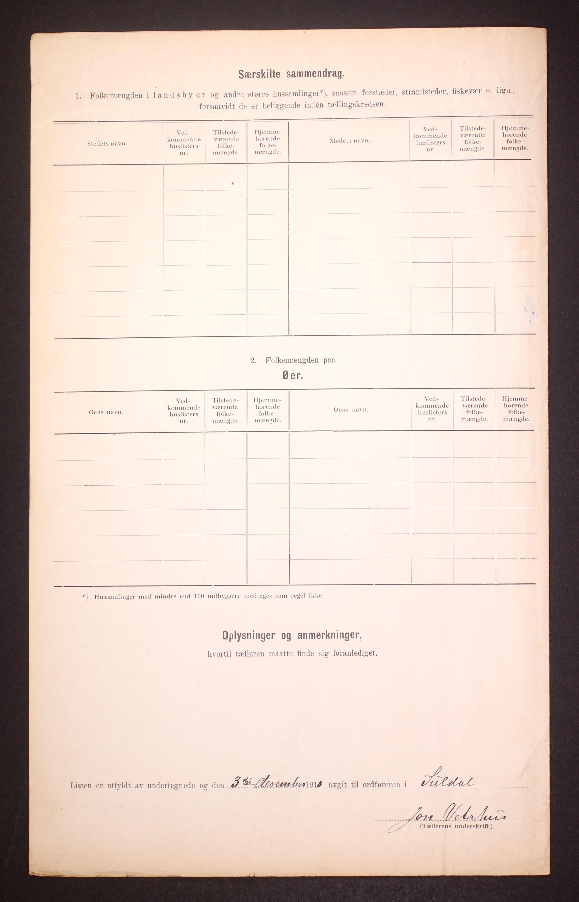 RA, 1910 census for Suldal, 1910, p. 27