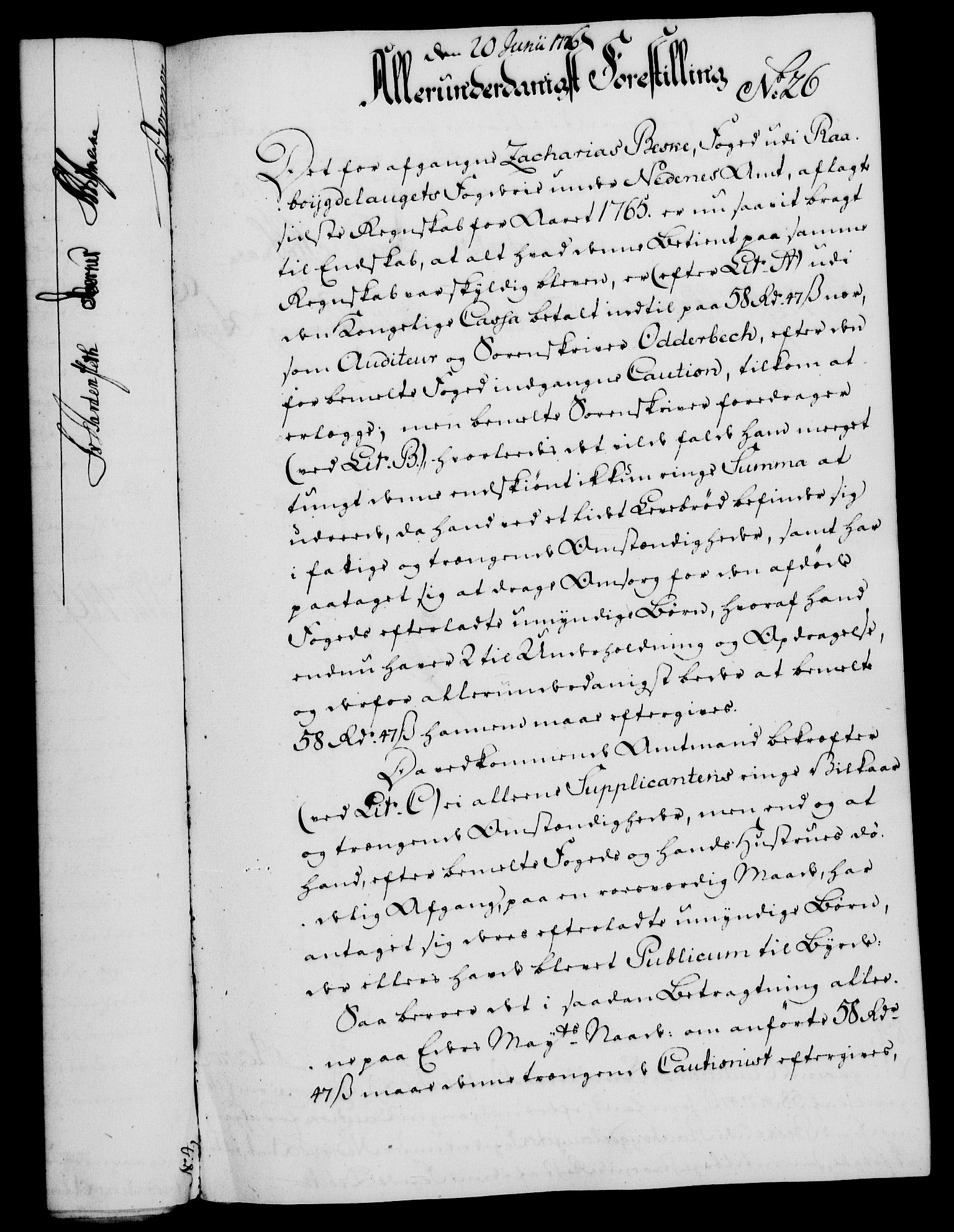 Rentekammeret, Kammerkanselliet, RA/EA-3111/G/Gf/Gfa/L0058: Norsk relasjons- og resolusjonsprotokoll (merket RK 52.58), 1776, p. 114