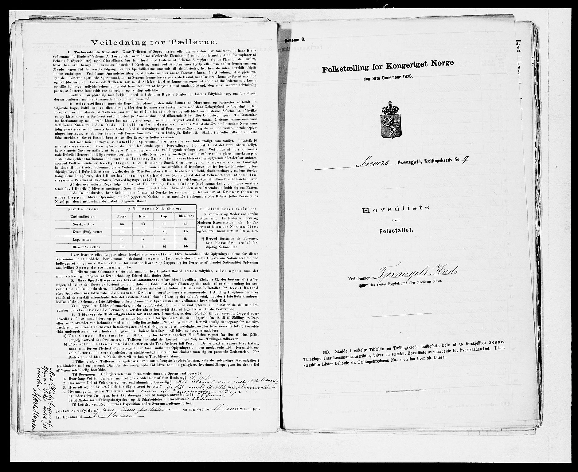 SAB, 1875 census for 1216P Sveio, 1875, p. 20