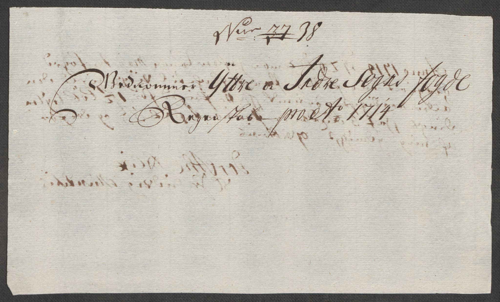 Rentekammeret inntil 1814, Reviderte regnskaper, Fogderegnskap, AV/RA-EA-4092/R52/L3319: Fogderegnskap Sogn, 1713-1714, p. 864