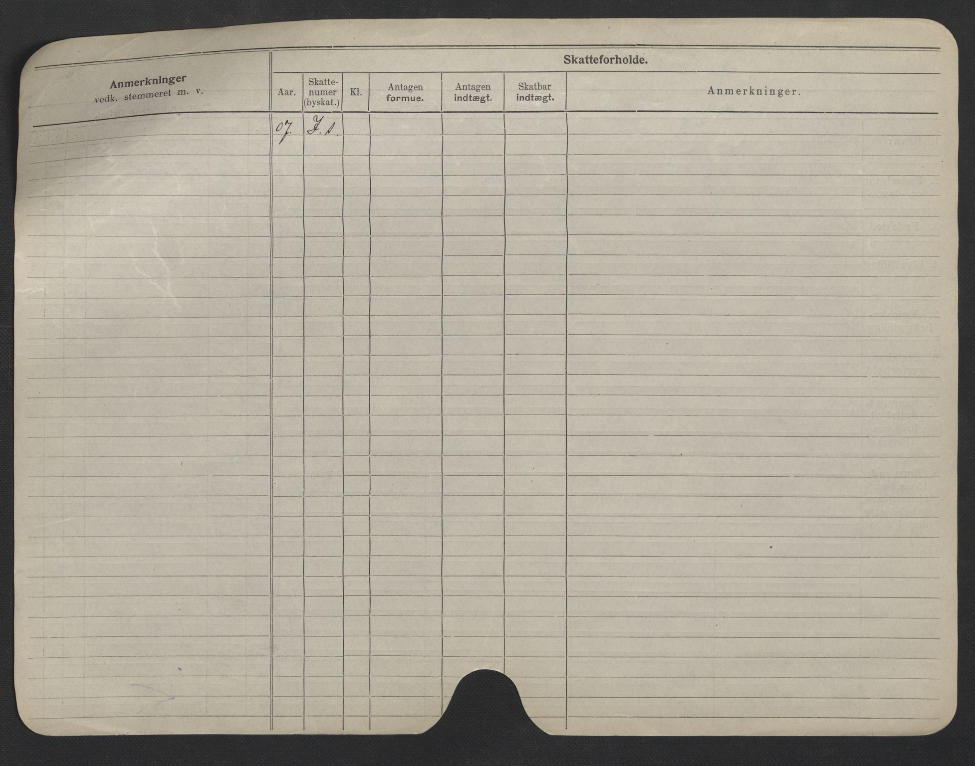 Oslo folkeregister, Registerkort, AV/SAO-A-11715/F/Fa/Fac/L0006: Menn, 1906-1914, p. 773b