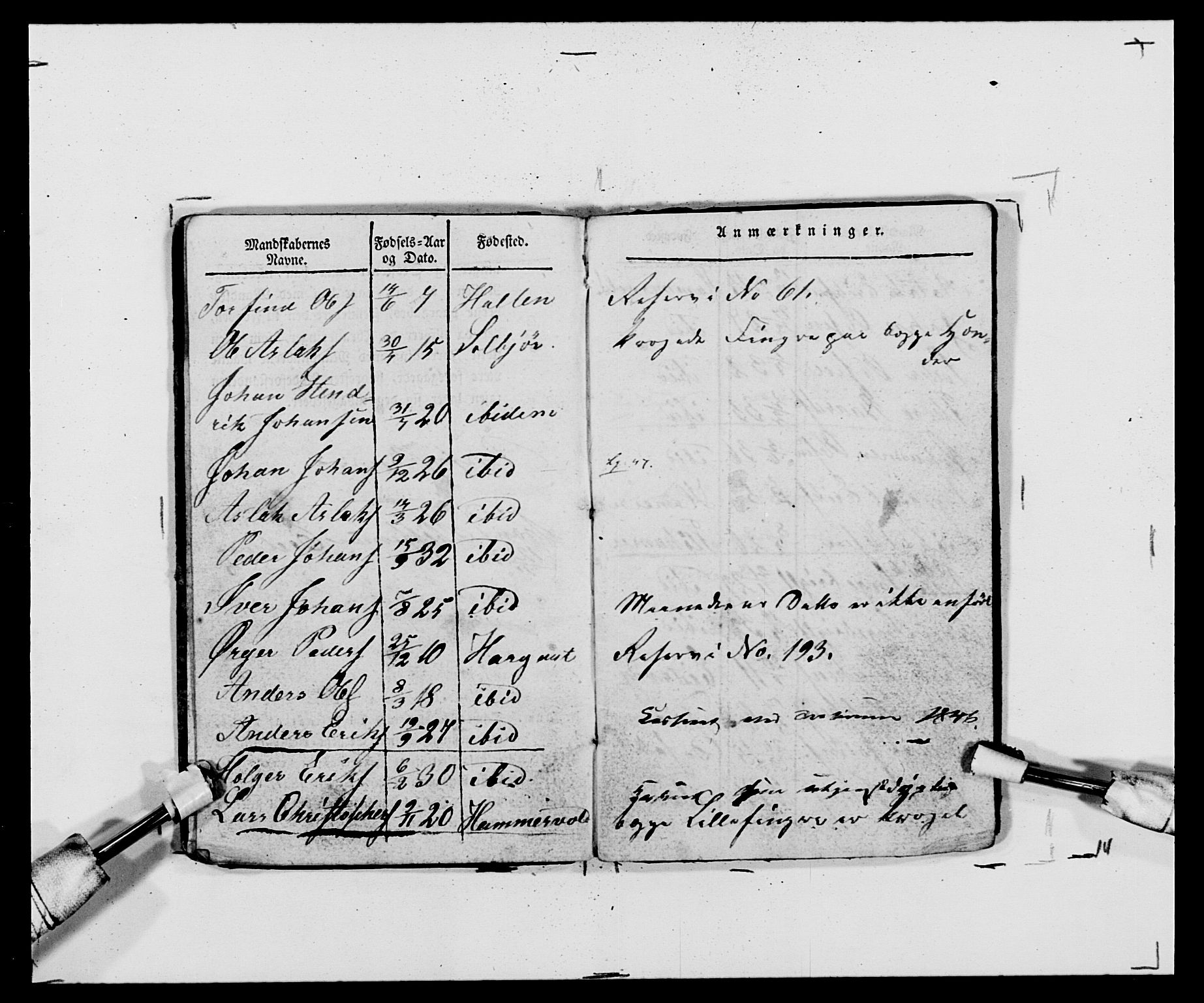 Generalitets- og kommissariatskollegiet, Det kongelige norske kommissariatskollegium, AV/RA-EA-5420/E/Eh/L0120: Tingvollske kompani, 1850-1870, p. 282