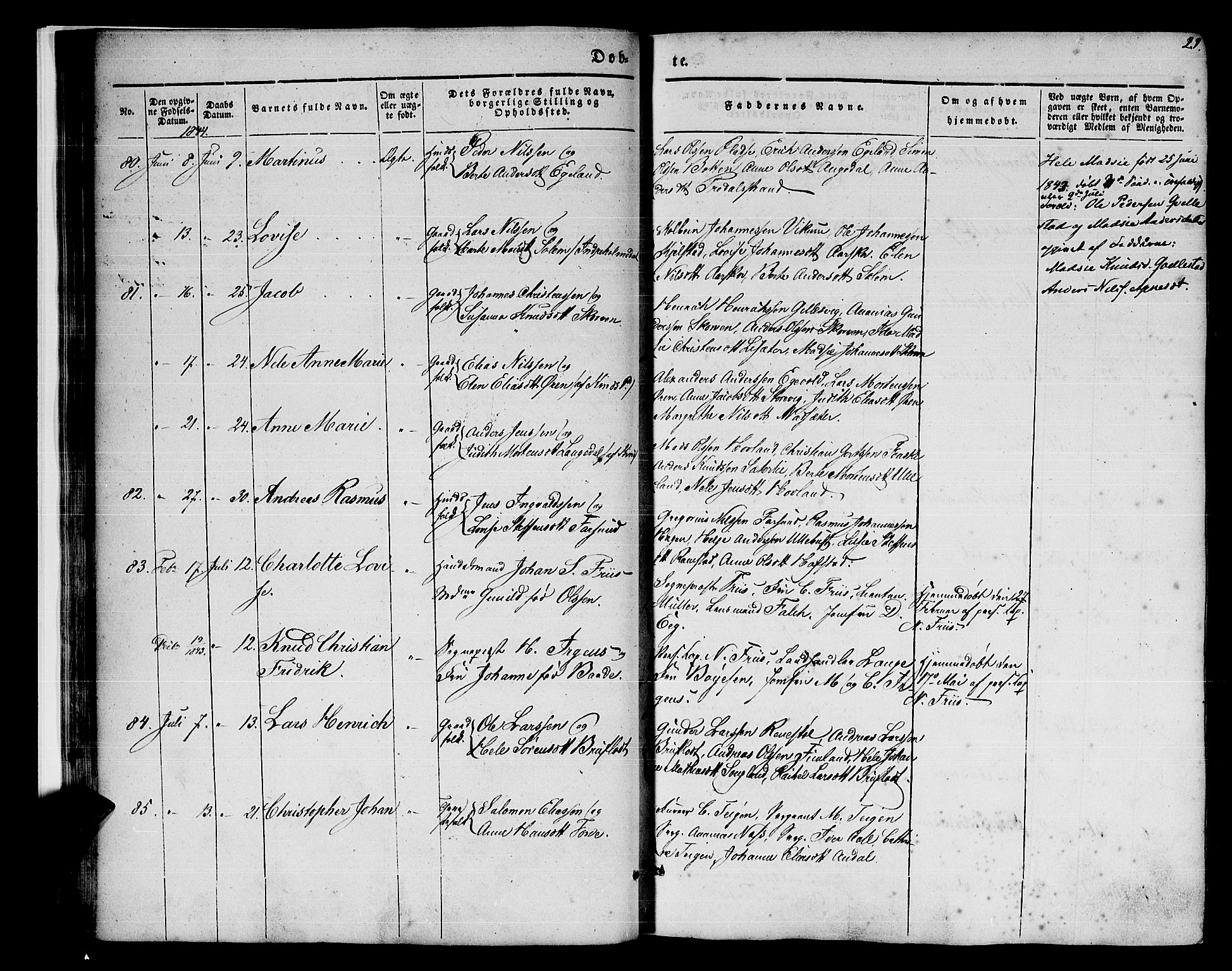 Førde sokneprestembete, SAB/A-79901/H/Haa/Haaa/L0007: Parish register (official) no. A 7, 1843-1860, p. 29