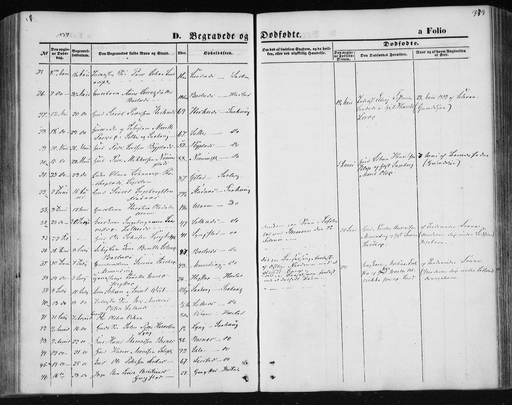 Ministerialprotokoller, klokkerbøker og fødselsregistre - Nord-Trøndelag, SAT/A-1458/730/L0283: Parish register (official) no. 730A08, 1855-1865, p. 313