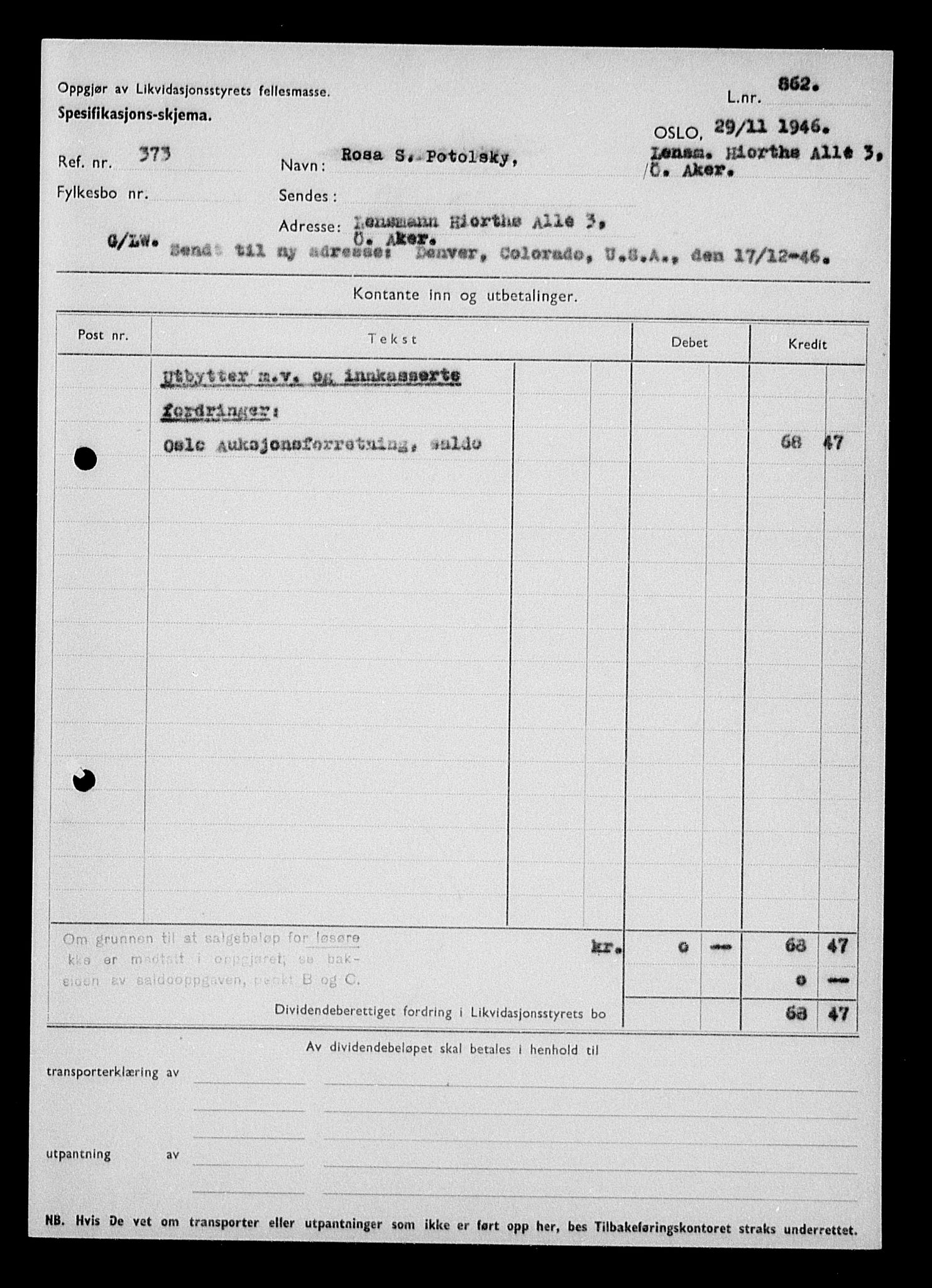 Justisdepartementet, Tilbakeføringskontoret for inndratte formuer, AV/RA-S-1564/H/Hc/Hcc/L0970: --, 1945-1947, p. 552