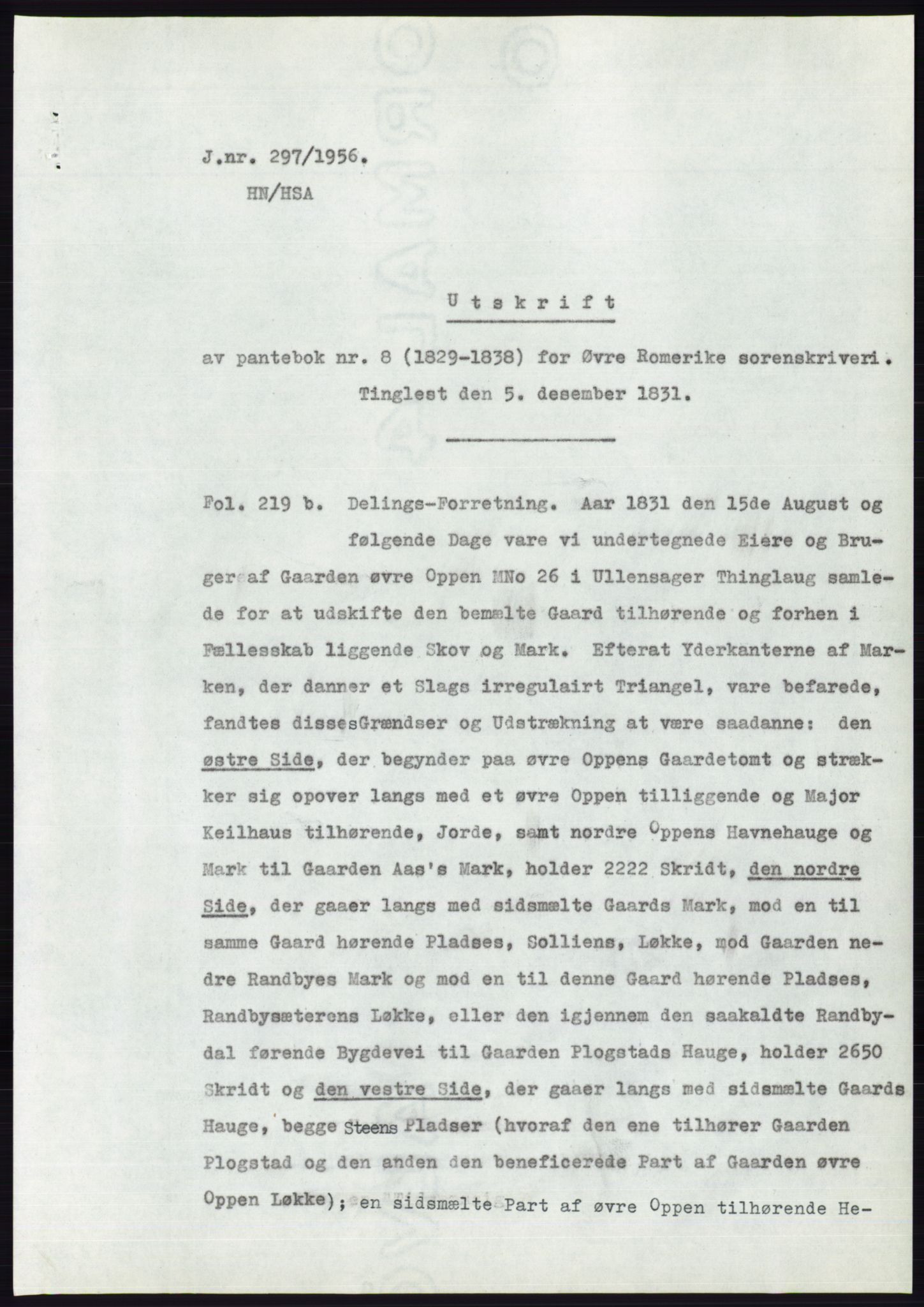 Statsarkivet i Oslo, SAO/A-10621/Z/Zd/L0004: Avskrifter, j.nr 1-797/1956, 1956, p. 158