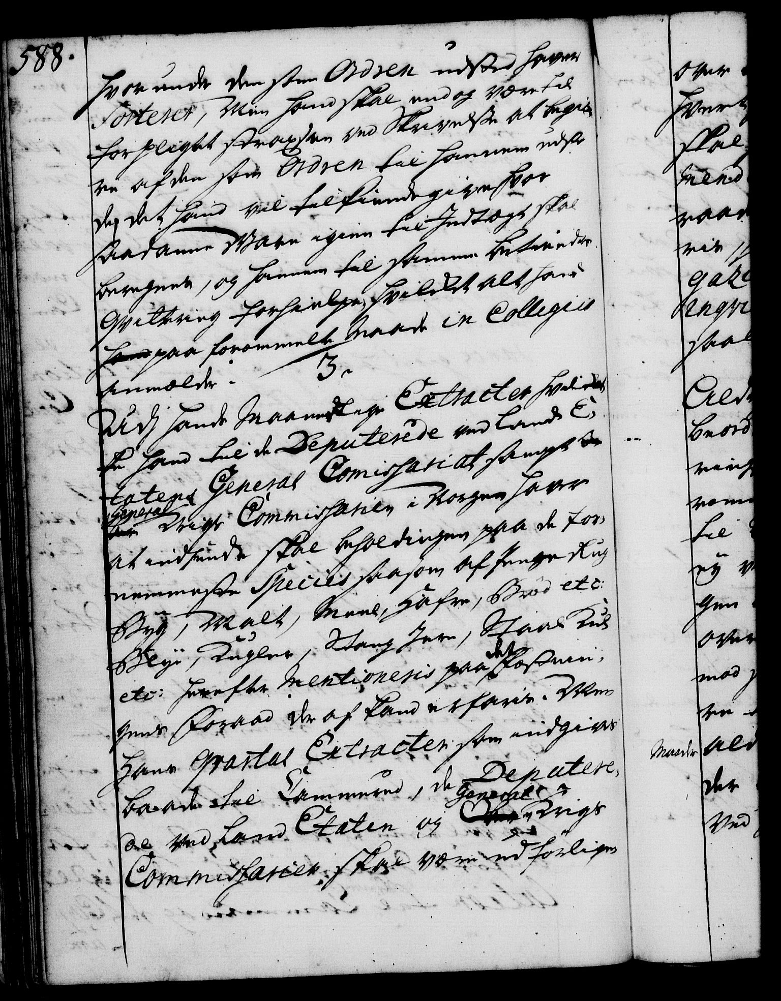 Rentekammeret, Kammerkanselliet, RA/EA-3111/G/Gg/Ggi/L0001: Norsk instruksjonsprotokoll med register (merket RK 53.34), 1720-1729, p. 588
