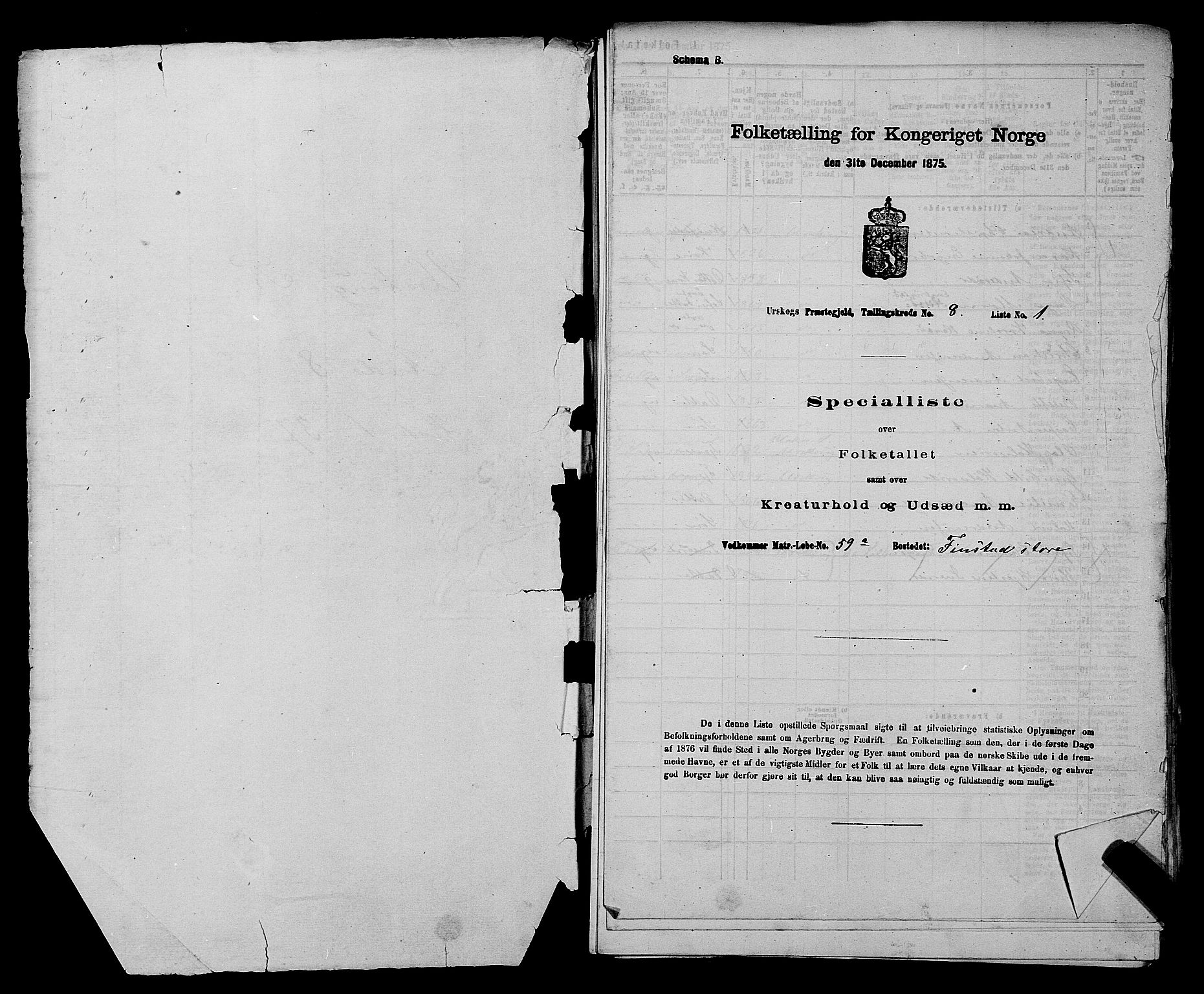 RA, 1875 census for 0224P Aurskog, 1875, p. 752