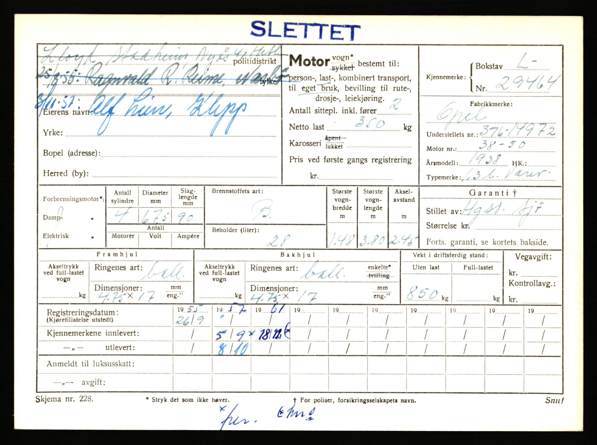 Stavanger trafikkstasjon, AV/SAST-A-101942/0/F/L0048: L-29100 - L-29899, 1930-1971, p. 987