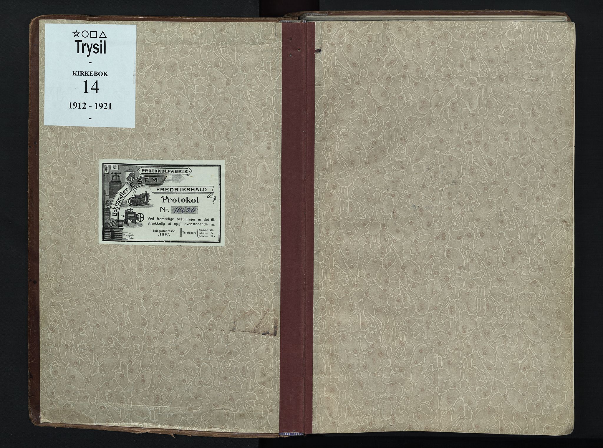 Trysil prestekontor, AV/SAH-PREST-046/H/Ha/Haa/L0014: Parish register (official) no. 14, 1912-1923