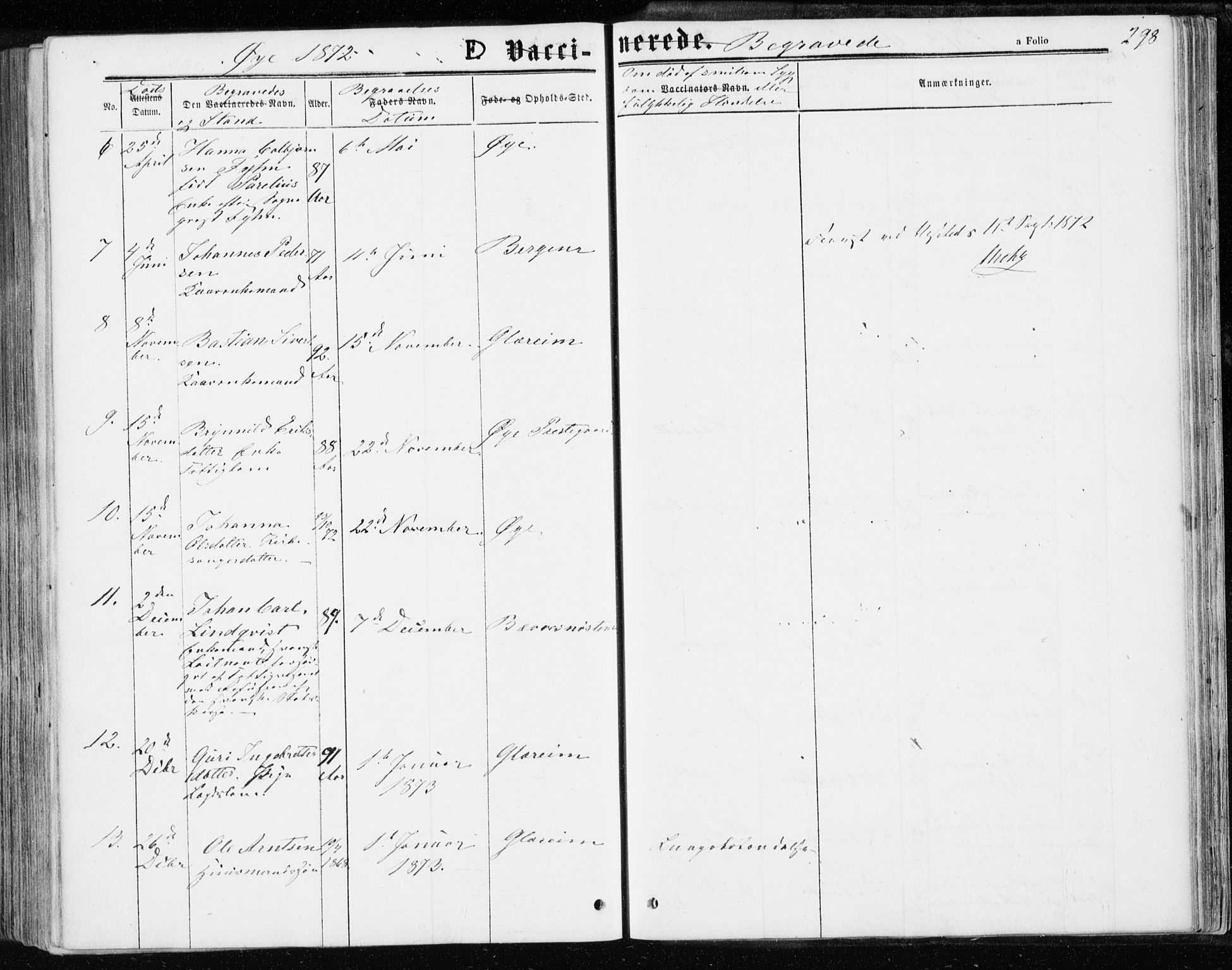 Ministerialprotokoller, klokkerbøker og fødselsregistre - Møre og Romsdal, AV/SAT-A-1454/595/L1045: Parish register (official) no. 595A07, 1863-1873, p. 298