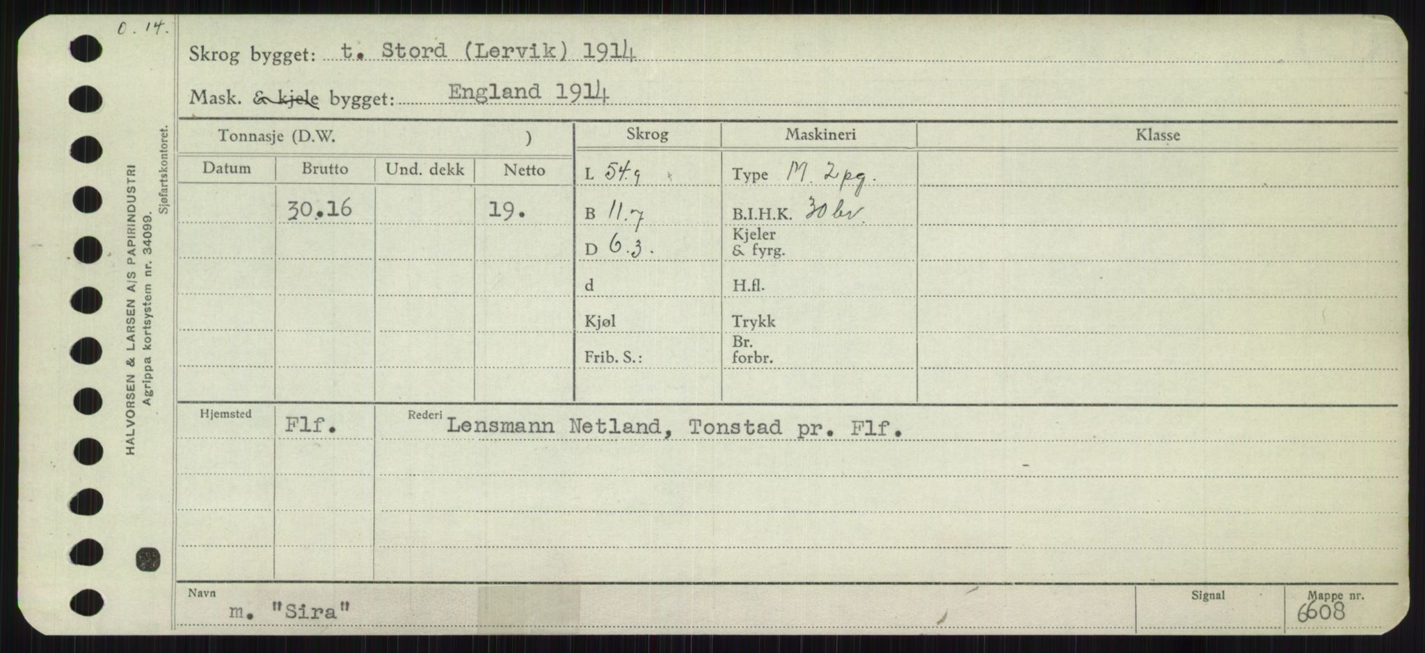 Sjøfartsdirektoratet med forløpere, Skipsmålingen, RA/S-1627/H/Ha/L0005/0001: Fartøy, S-Sven / Fartøy, S-Skji, p. 447