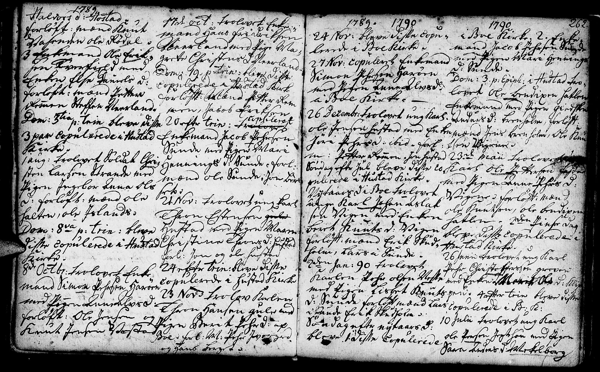 Ministerialprotokoller, klokkerbøker og fødselsregistre - Møre og Romsdal, SAT/A-1454/566/L0761: Parish register (official) no. 566A02 /1, 1767-1817, p. 262
