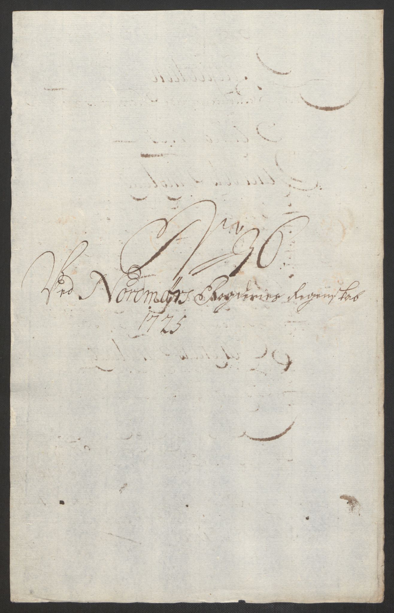 Rentekammeret inntil 1814, Reviderte regnskaper, Fogderegnskap, RA/EA-4092/R56/L3758: Fogderegnskap Nordmøre, 1725, p. 254