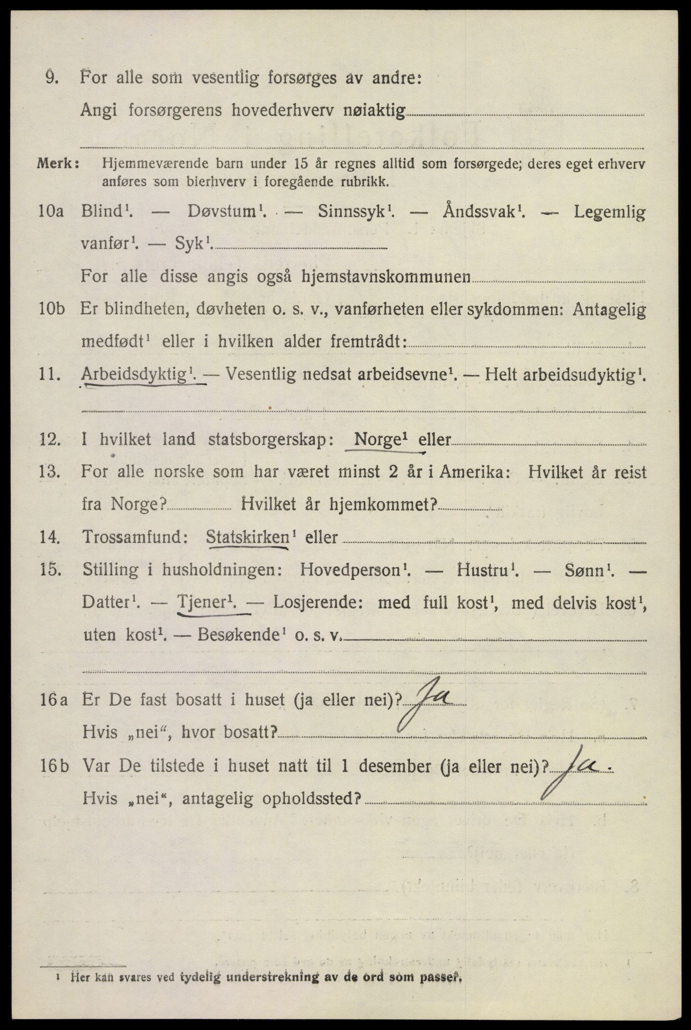 SAKO, 1920 census for Nøtterøy, 1920, p. 6196