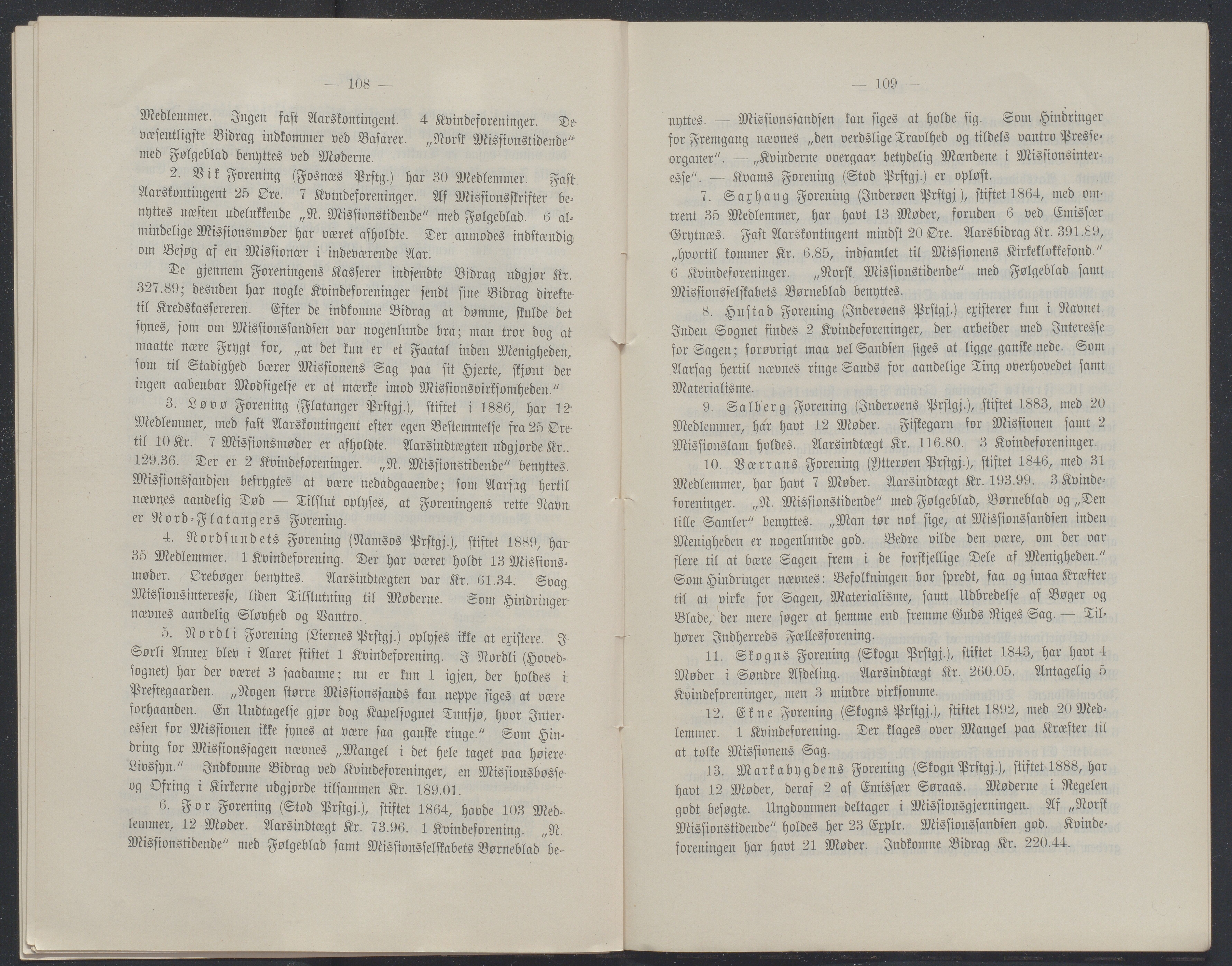 Det Norske Misjonsselskap - hovedadministrasjonen, VID/MA-A-1045/D/Db/Dba/L0339/0009: Beretninger, Bøker, Skrifter o.l   / Årsberetninger. Heftet. 56. , 1898, p. 108-109