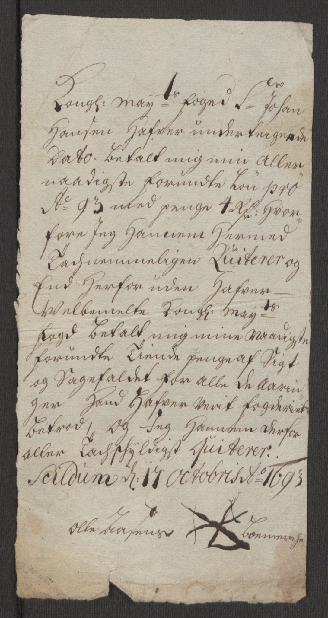 Rentekammeret inntil 1814, Reviderte regnskaper, Fogderegnskap, AV/RA-EA-4092/R52/L3307: Fogderegnskap Sogn, 1693-1694, p. 149