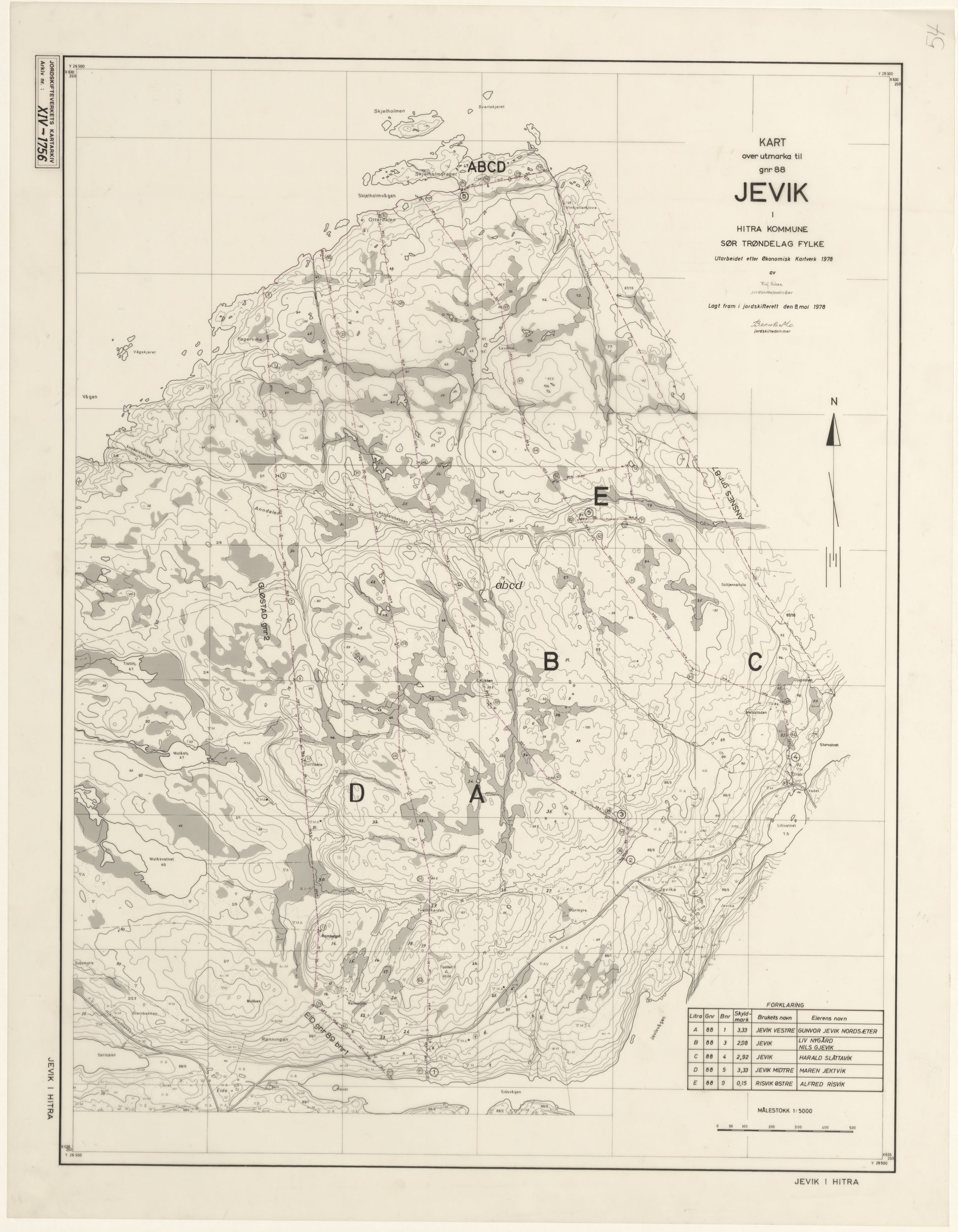 Jordskifteverkets kartarkiv, RA/S-3929/T, 1859-1988, p. 2748