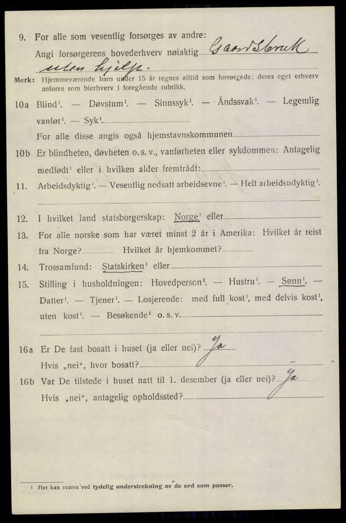 SAKO, 1920 census for Siljan, 1920, p. 1636