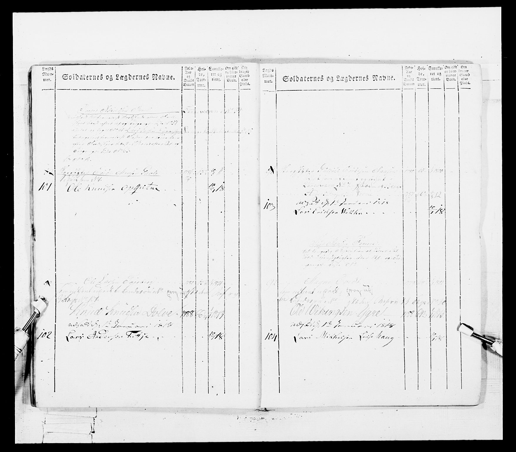 Generalitets- og kommissariatskollegiet, Det kongelige norske kommissariatskollegium, AV/RA-EA-5420/E/Eh/L0100: Bergenhusiske skarpskytterbataljon, 1812, p. 211