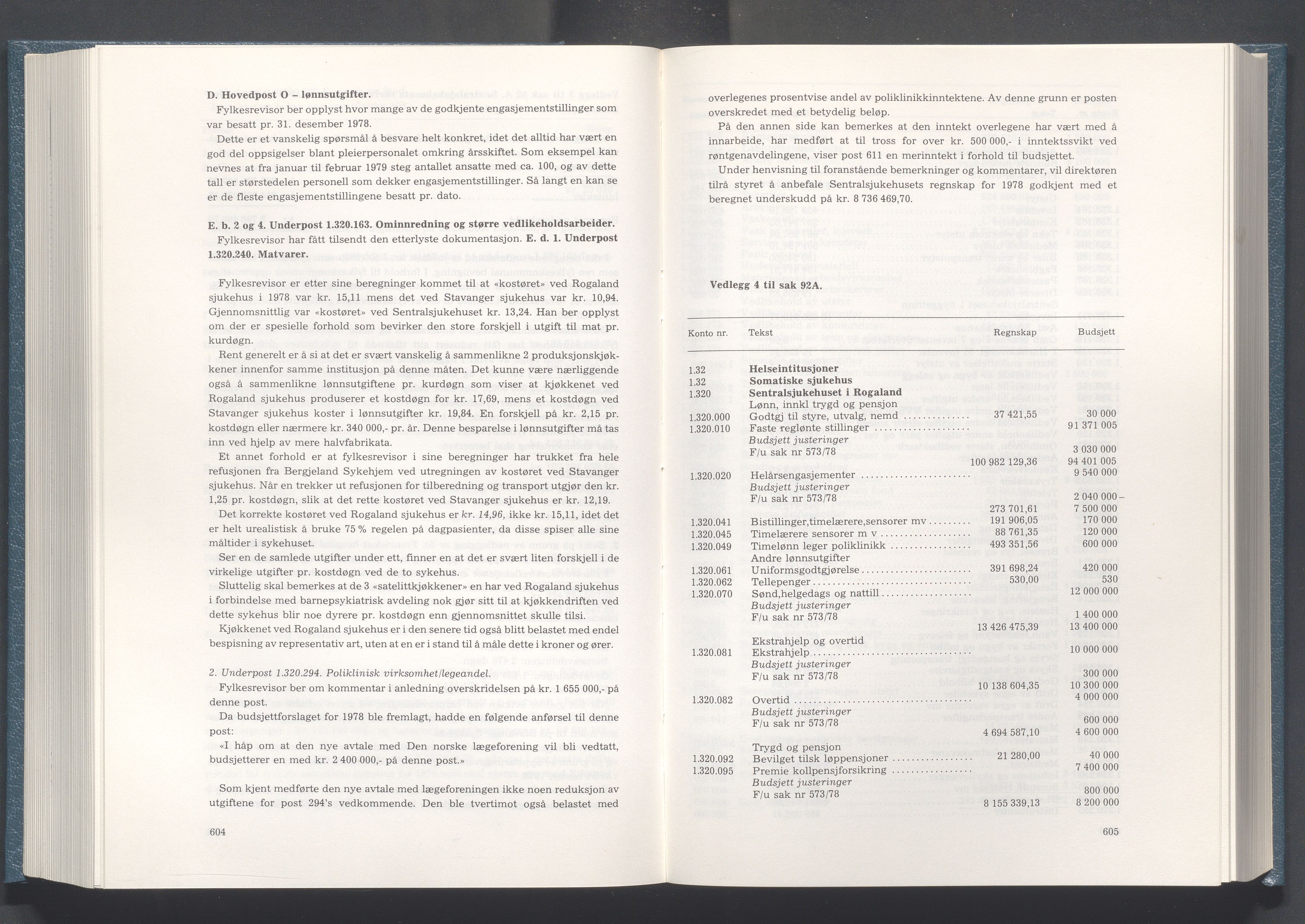 Rogaland fylkeskommune - Fylkesrådmannen , IKAR/A-900/A/Aa/Aaa/L0099: Møtebok , 1979, p. 604-605
