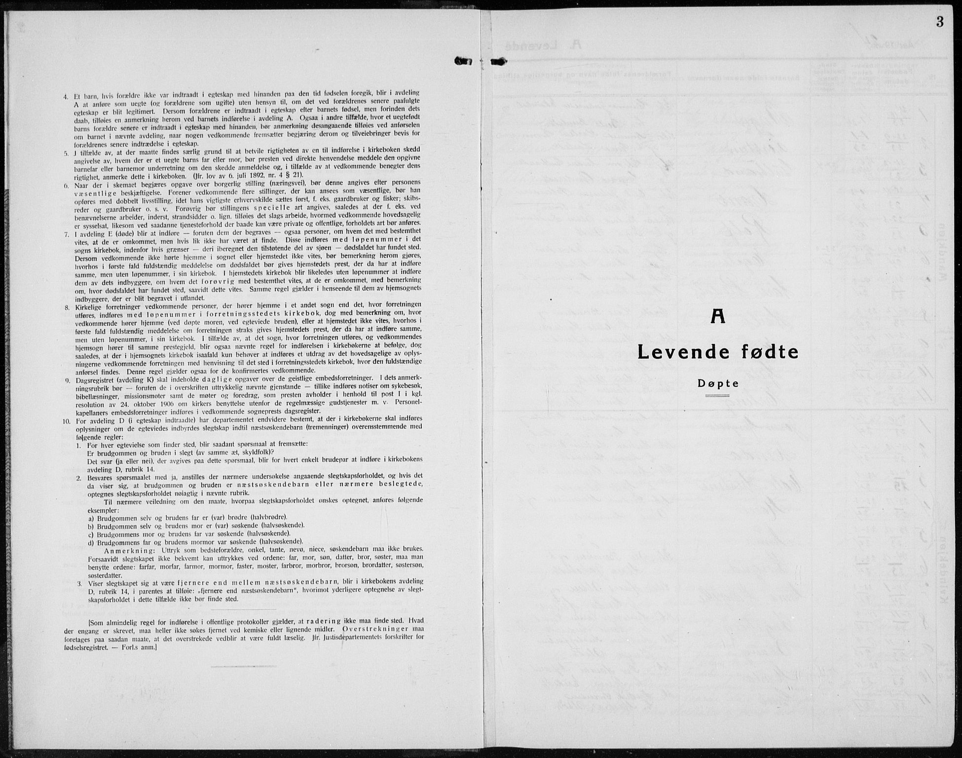 Nord-Odal prestekontor, SAH/PREST-032/H/Ha/Hab/L0005: Parish register (copy) no. 5, 1924-1938, p. 3