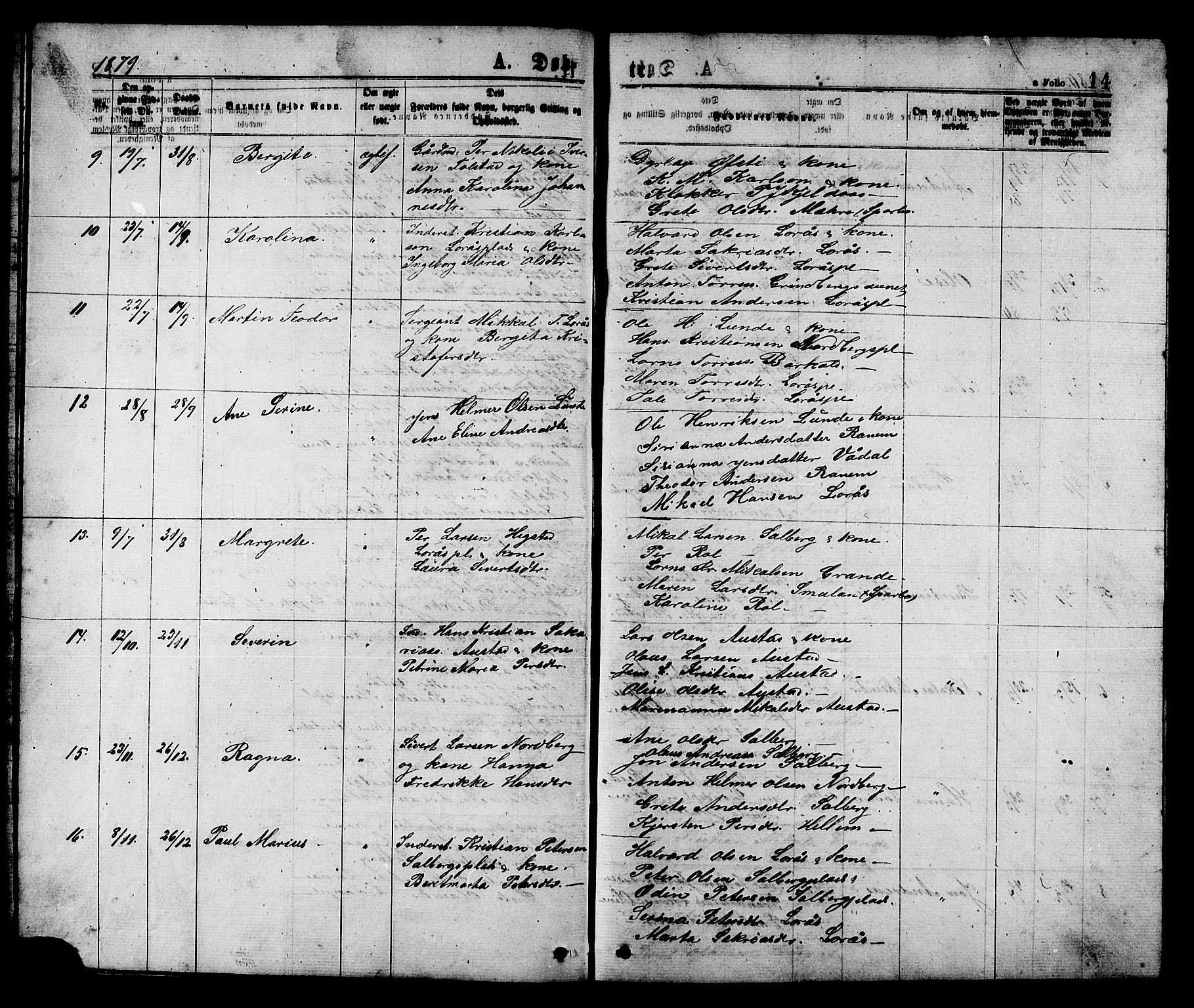 Ministerialprotokoller, klokkerbøker og fødselsregistre - Nord-Trøndelag, SAT/A-1458/731/L0311: Parish register (copy) no. 731C02, 1875-1911, p. 14