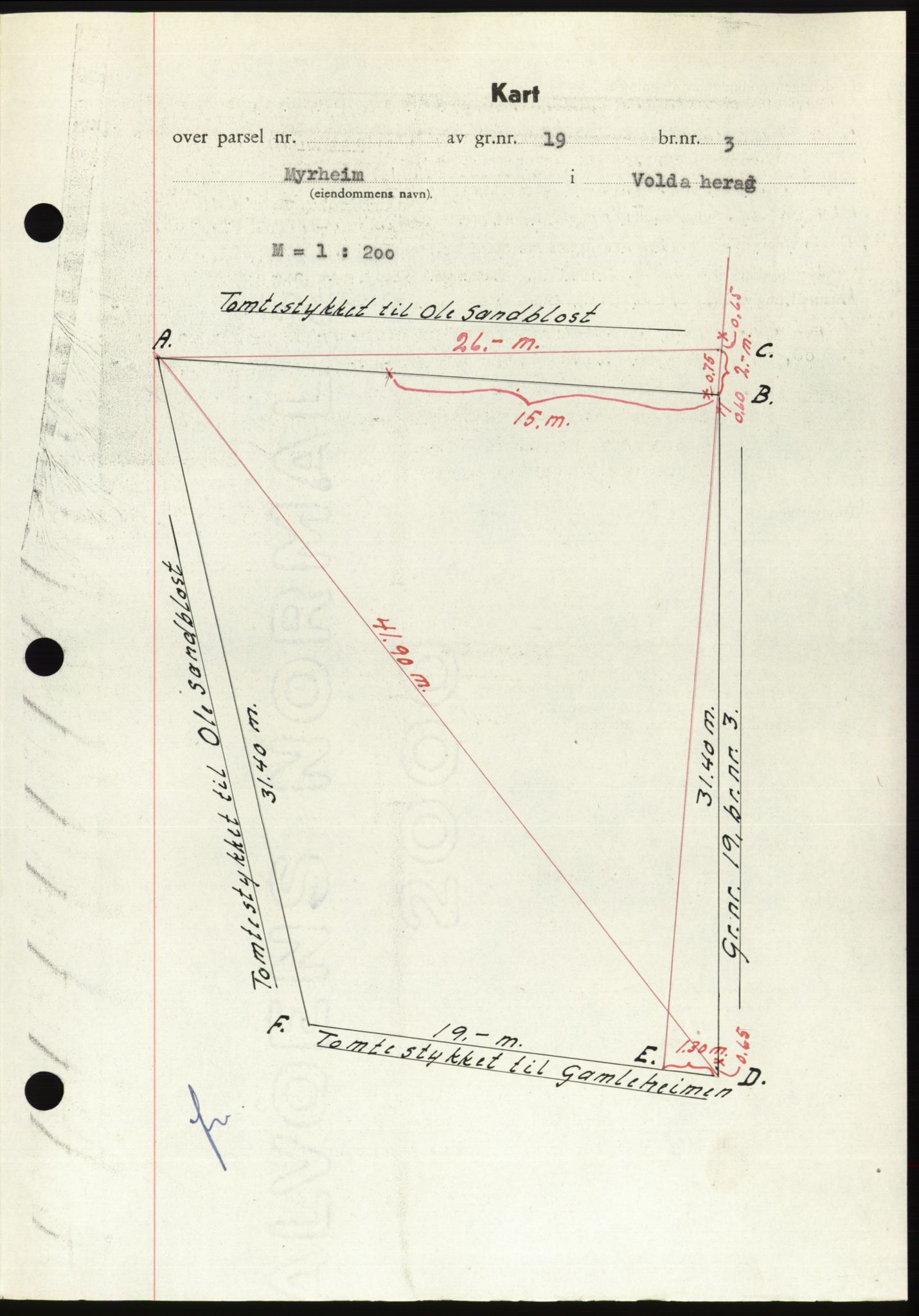 Søre Sunnmøre sorenskriveri, AV/SAT-A-4122/1/2/2C/L0081: Mortgage book no. 7A, 1947-1948, Diary no: : 1746/1947