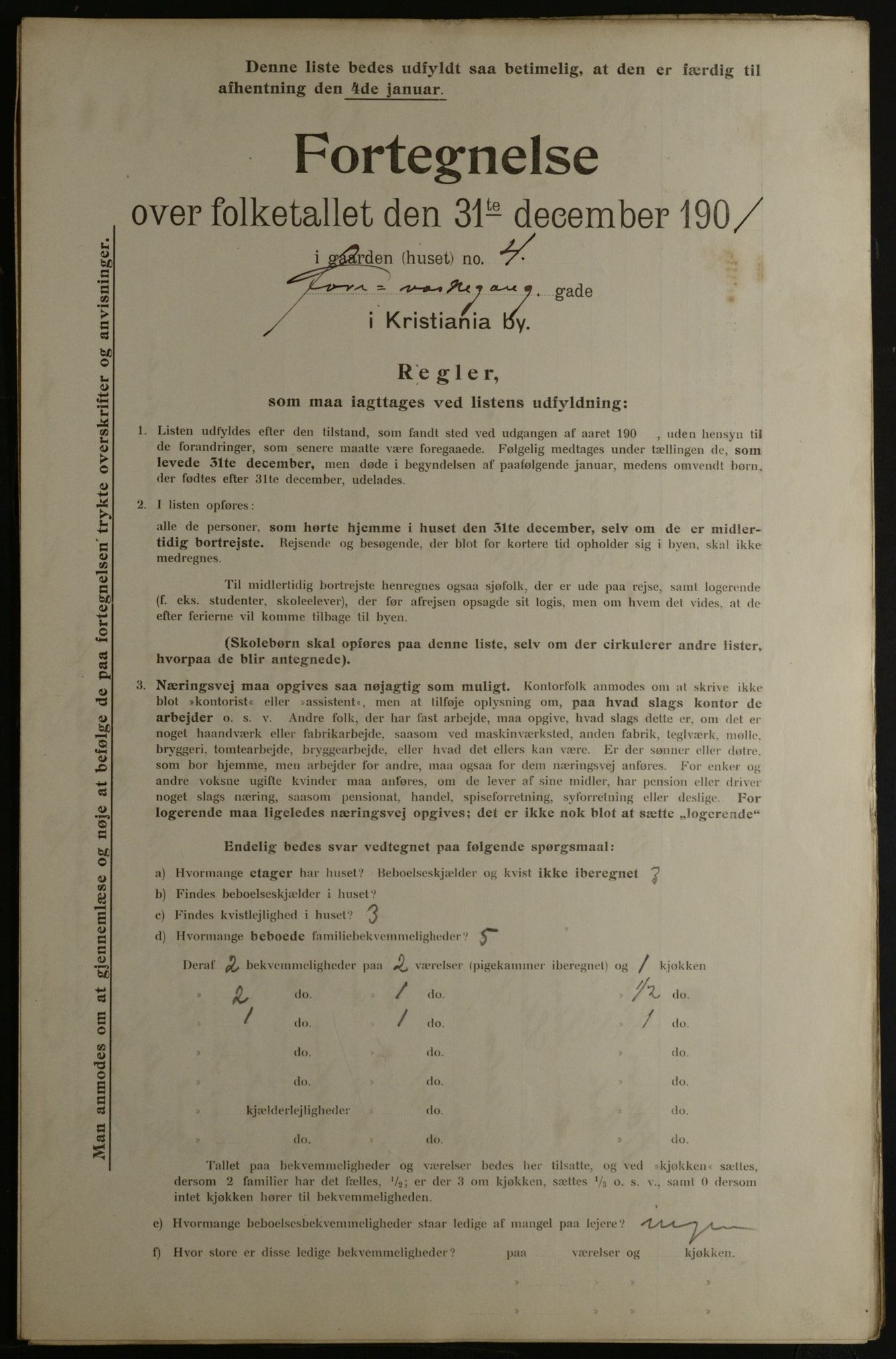 OBA, Municipal Census 1901 for Kristiania, 1901, p. 19788