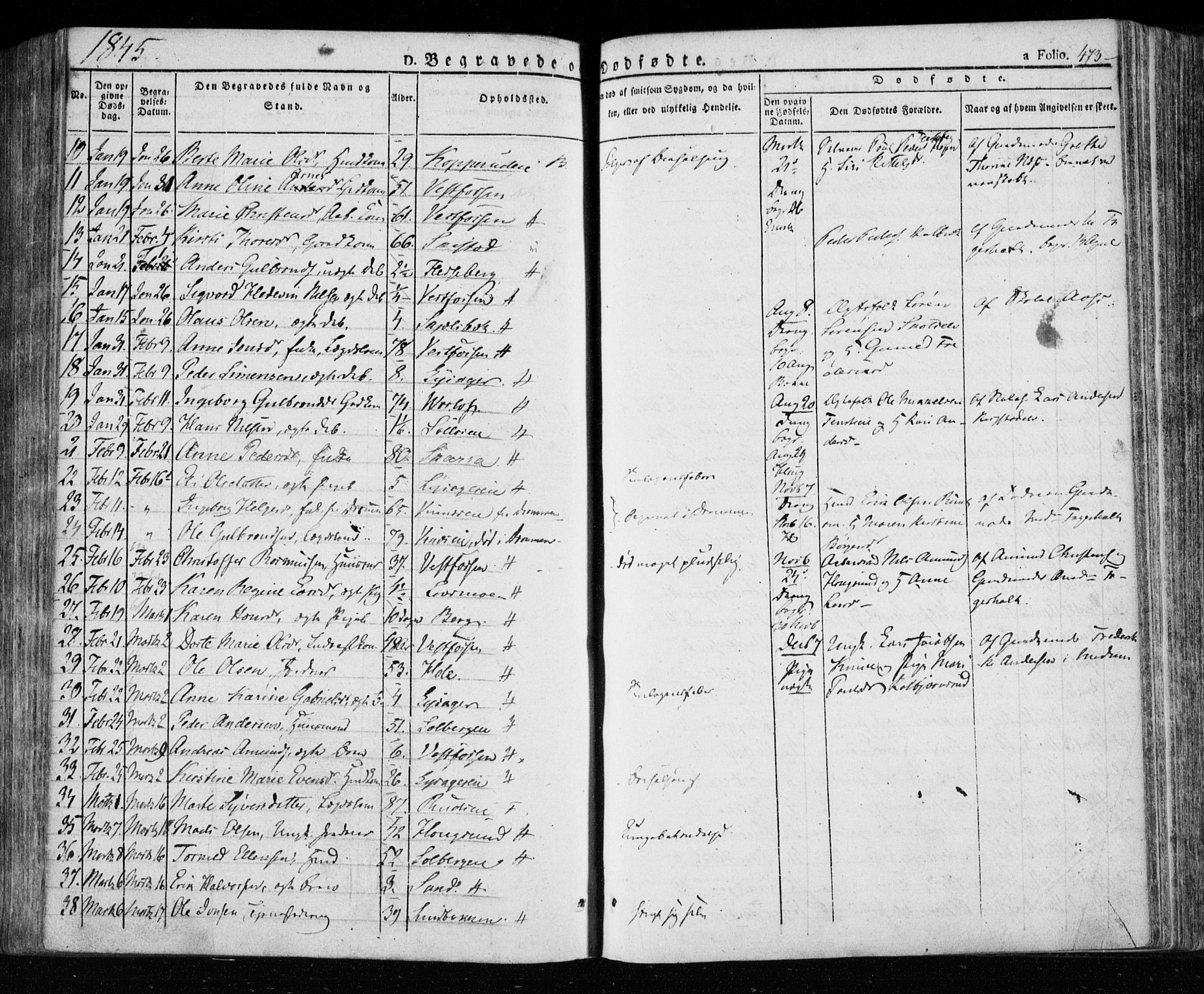 Eiker kirkebøker, SAKO/A-4/F/Fa/L0013a: Parish register (official) no. I 13A, 1832-1845, p. 473