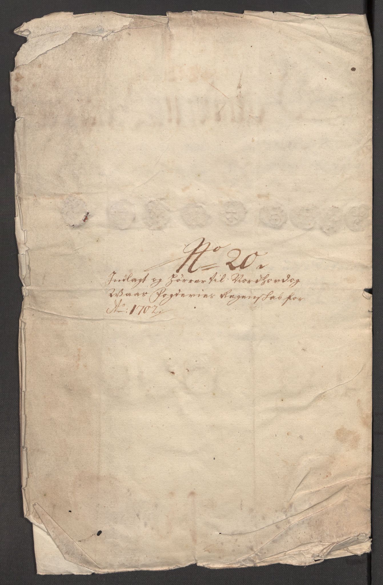 Rentekammeret inntil 1814, Reviderte regnskaper, Fogderegnskap, RA/EA-4092/R51/L3186: Fogderegnskap Nordhordland og Voss, 1702-1703, p. 163