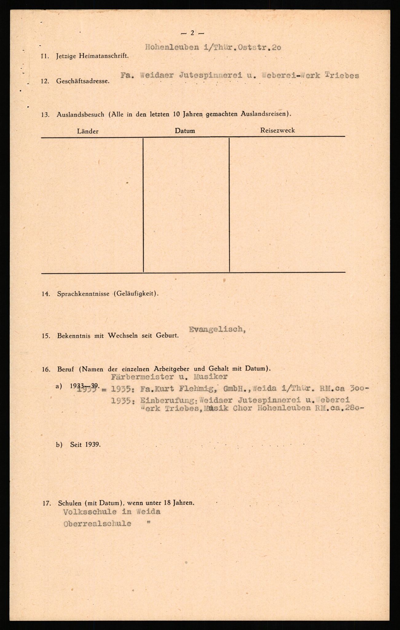 Forsvaret, Forsvarets overkommando II, AV/RA-RAFA-3915/D/Db/L0019: CI Questionaires. Tyske okkupasjonsstyrker i Norge. Tyskere., 1945-1946, p. 544