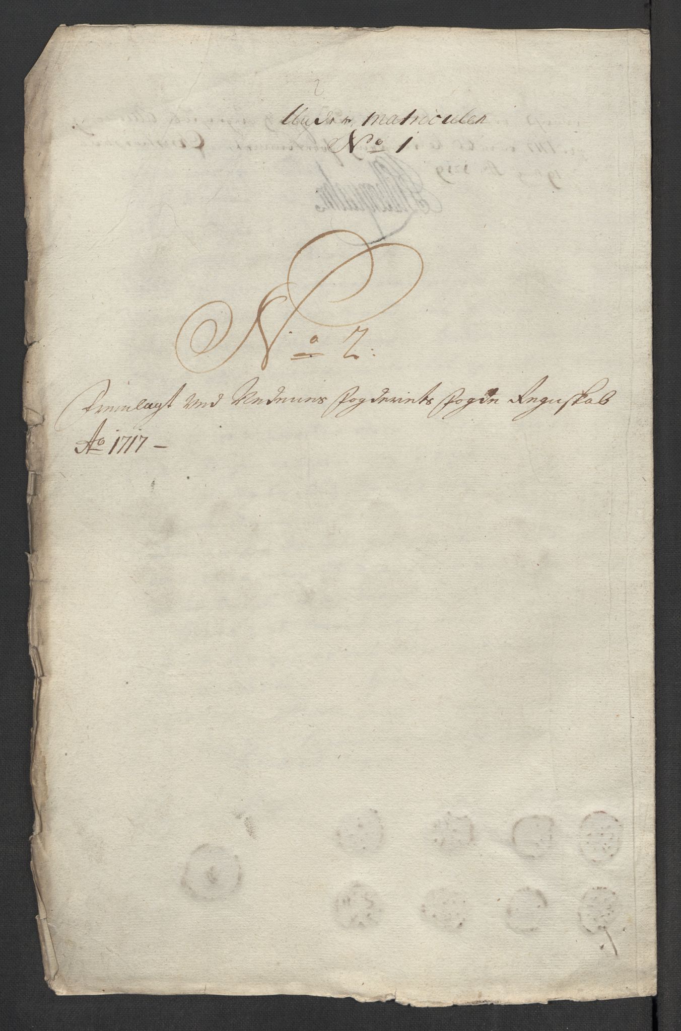 Rentekammeret inntil 1814, Reviderte regnskaper, Fogderegnskap, AV/RA-EA-4092/R39/L2326: Fogderegnskap Nedenes, 1717, p. 96