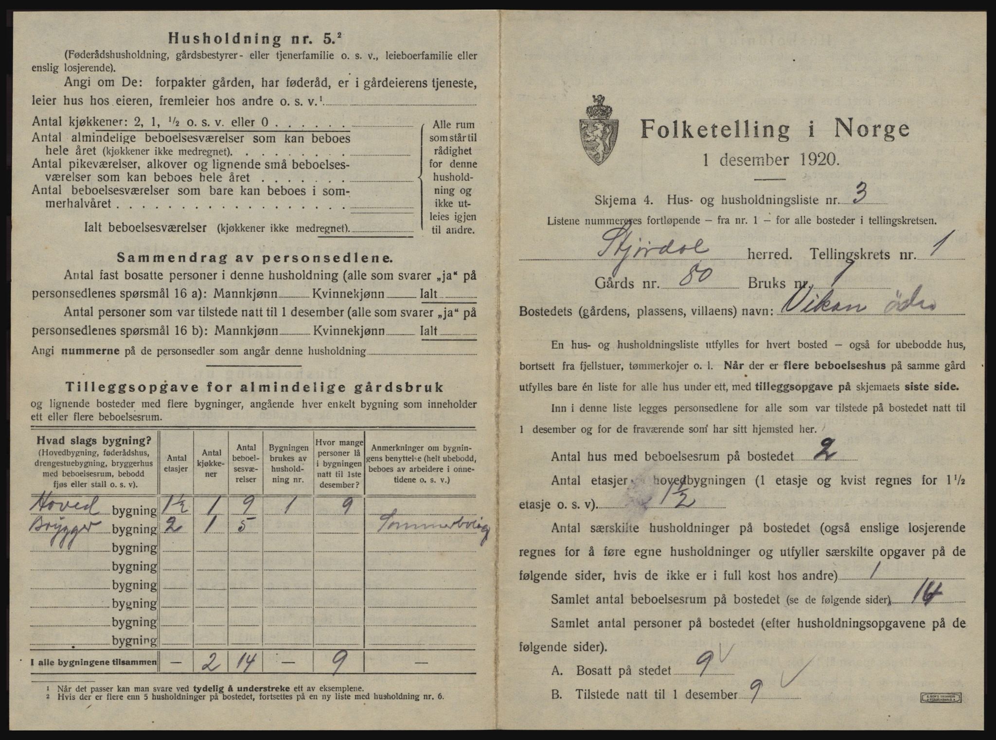 SAT, 1920 census for Stjørdal, 1920, p. 48