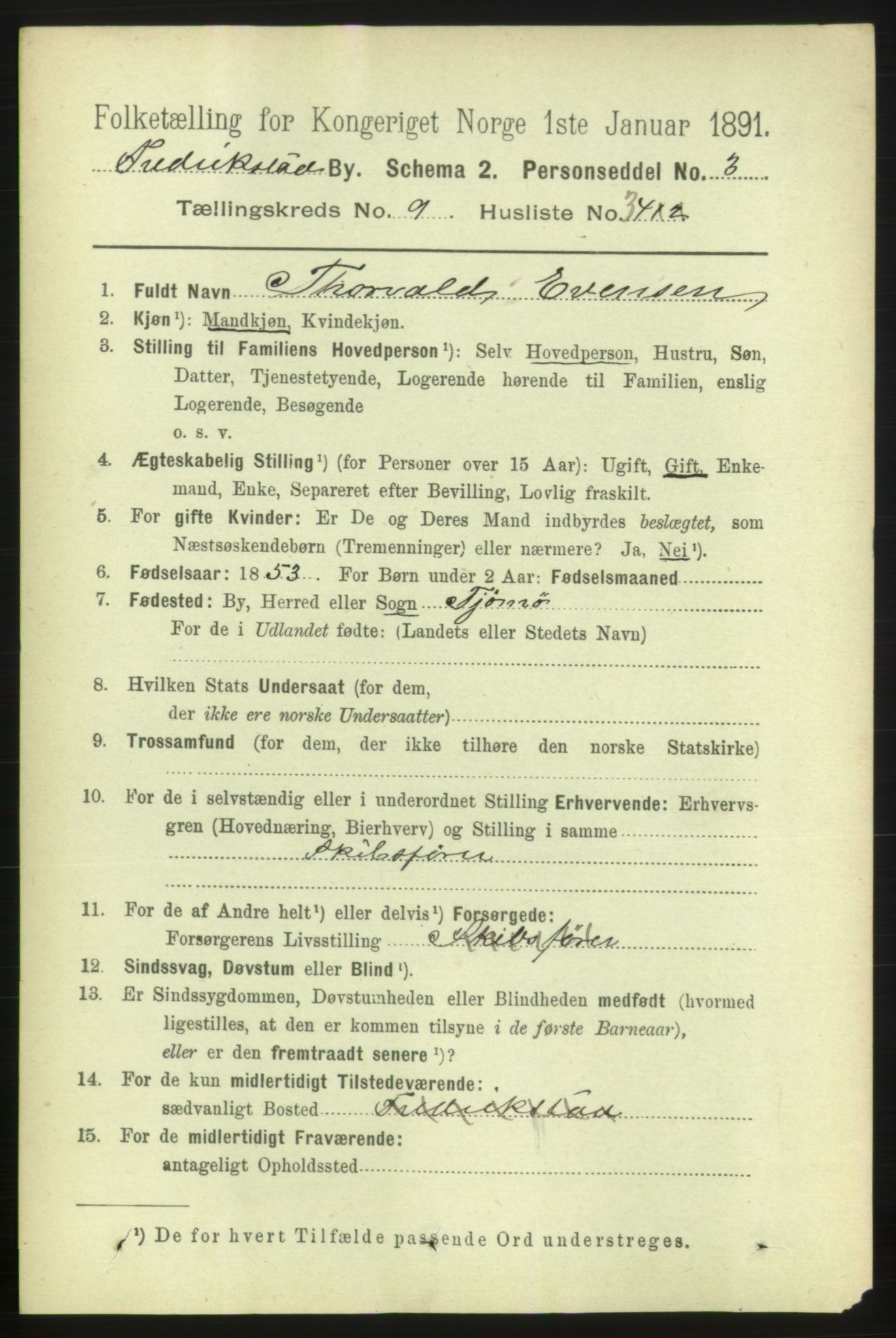 RA, 1891 census for 0103 Fredrikstad, 1891, p. 10766