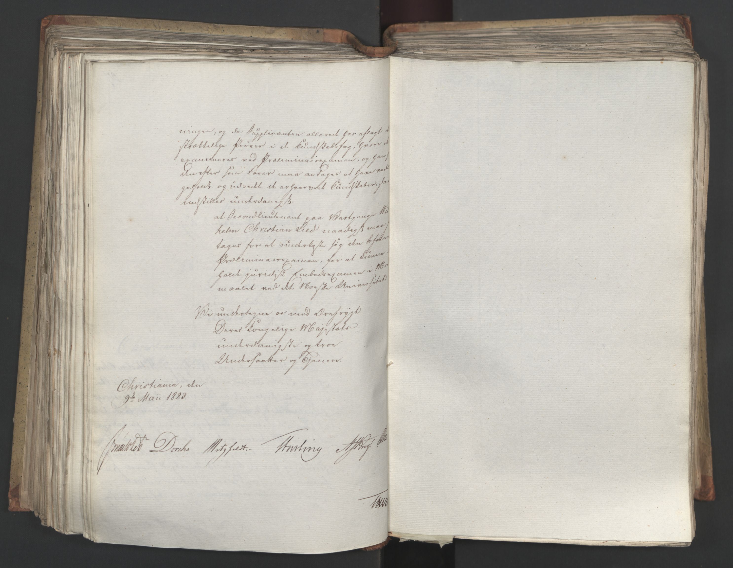 Statsrådsavdelingen i Stockholm, AV/RA-S-1003/D/Da/L0034: Regjeringsinnstillinger nr. 275-540, 1823, p. 299