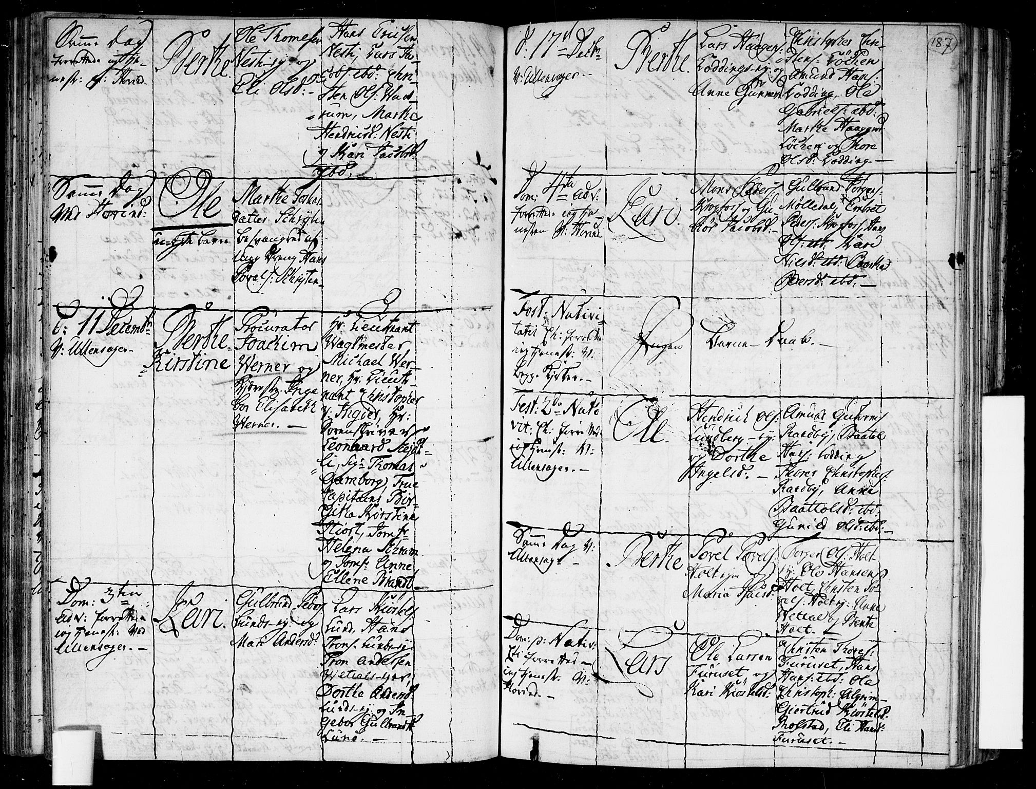 Ullensaker prestekontor Kirkebøker, SAO/A-10236a/F/Fa/L0006: Parish register (official) no. I 6, 1762-1785, p. 187